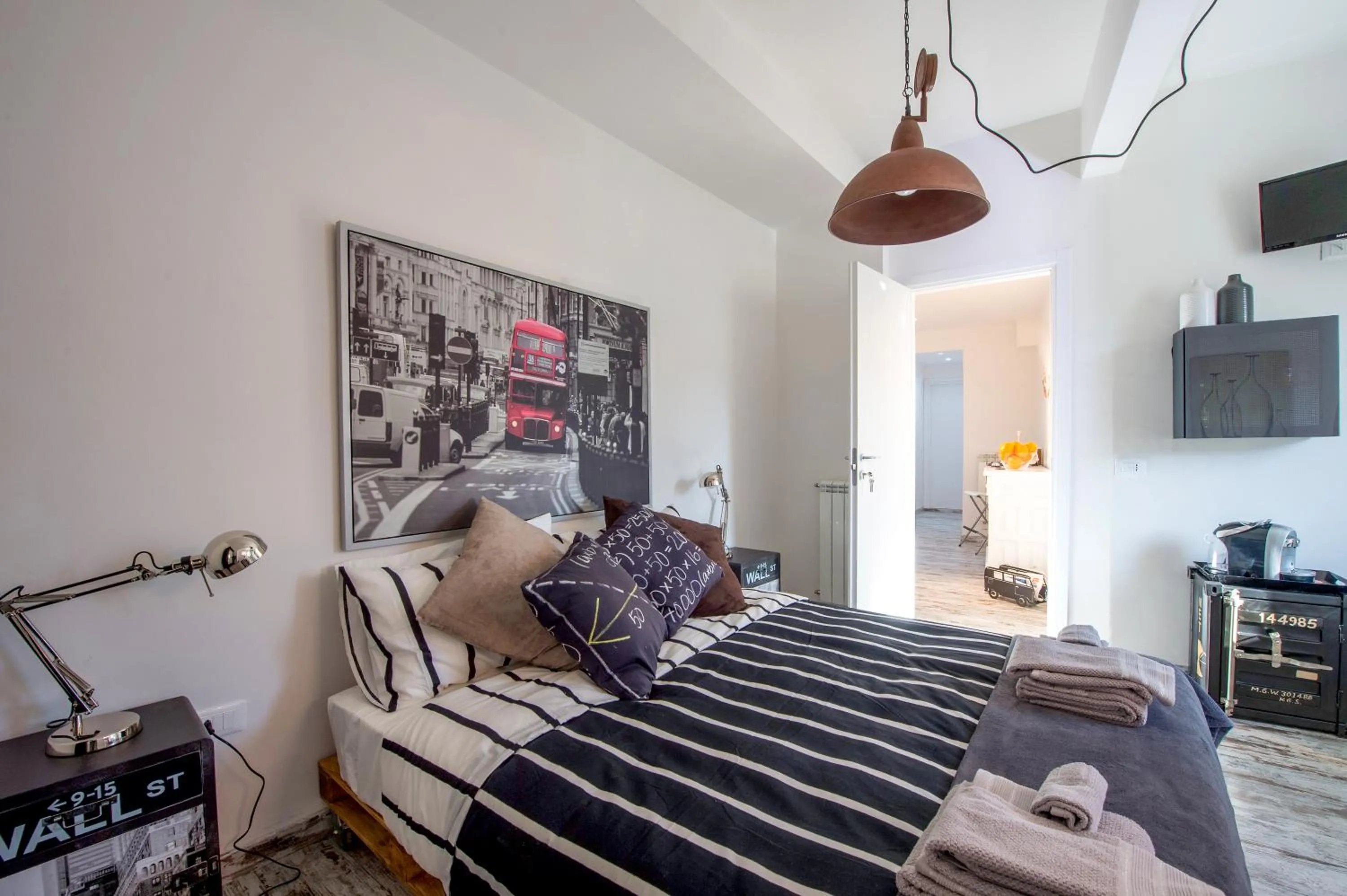 Bed in Letto e Latte Roma Guest House