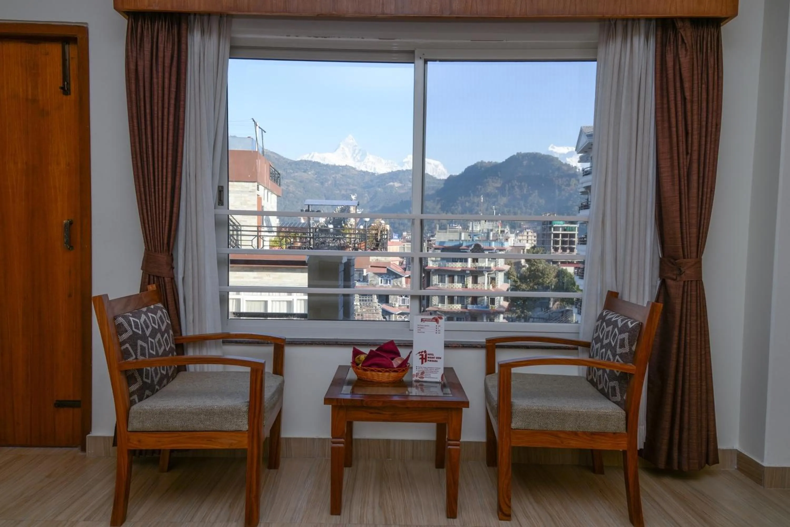 View (from property/room) in Mount View Pokhara