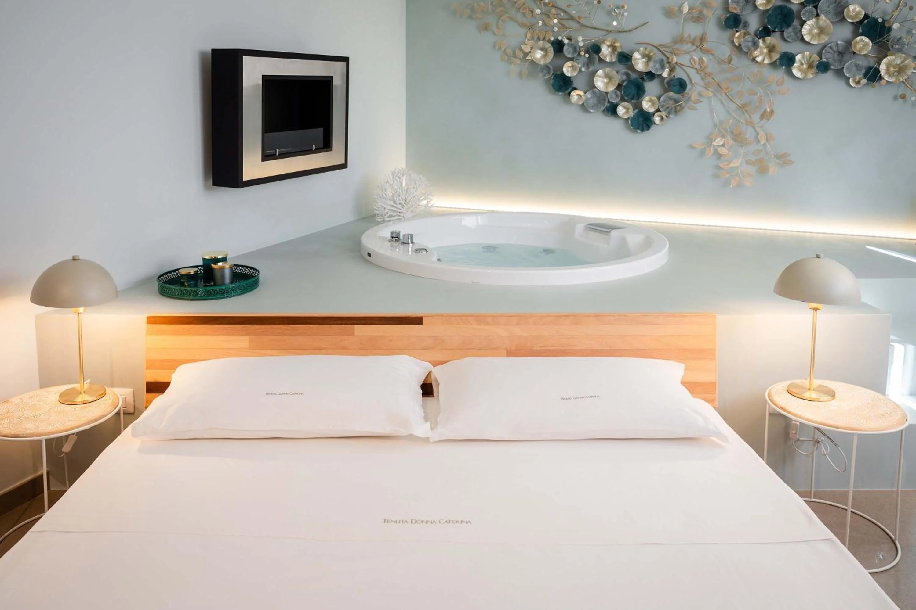 Bedroom, Bed in Tenuta Donna Caterina by BarbarHouse