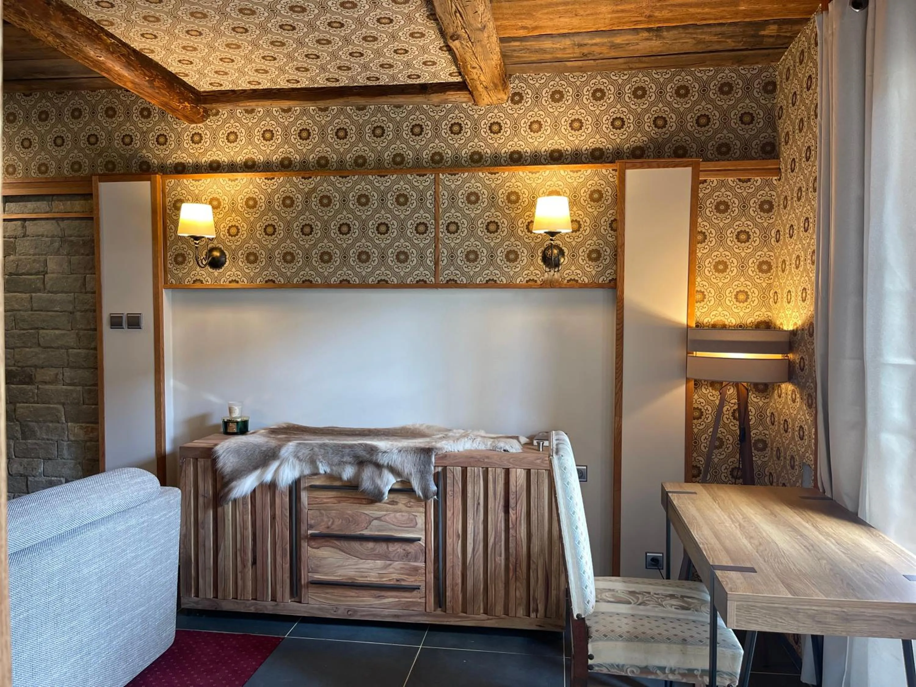 Bed in Hotel Veveří