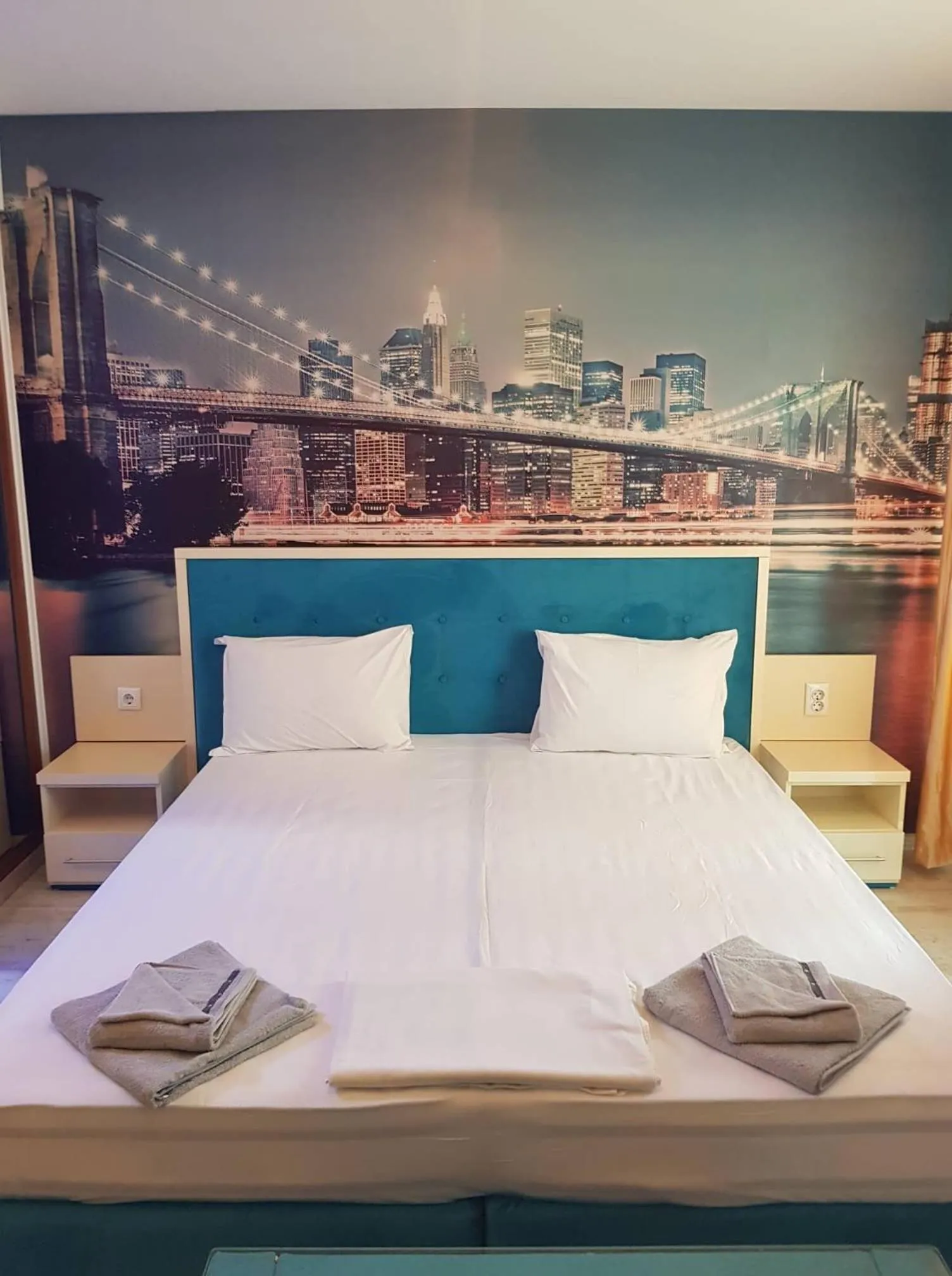 Bed in Lombardi Family Hotel