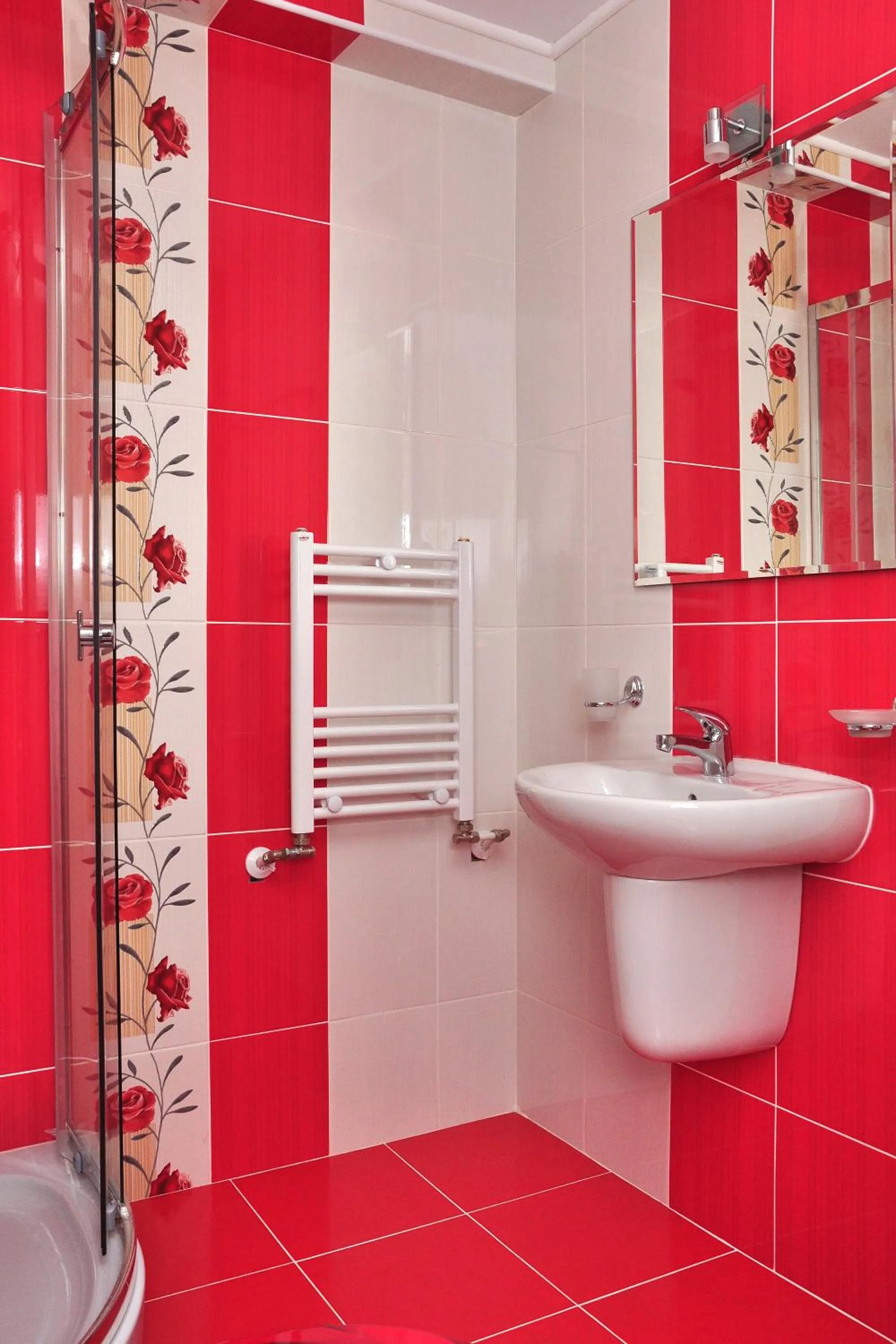 Bathroom in Lombardi Family Hotel