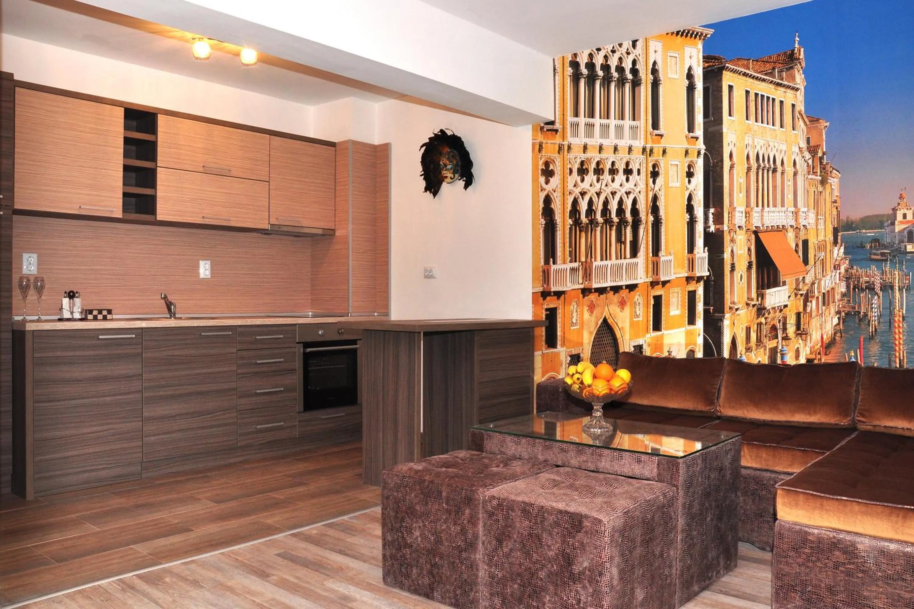 Kitchen or kitchenette in Lombardi Family Hotel