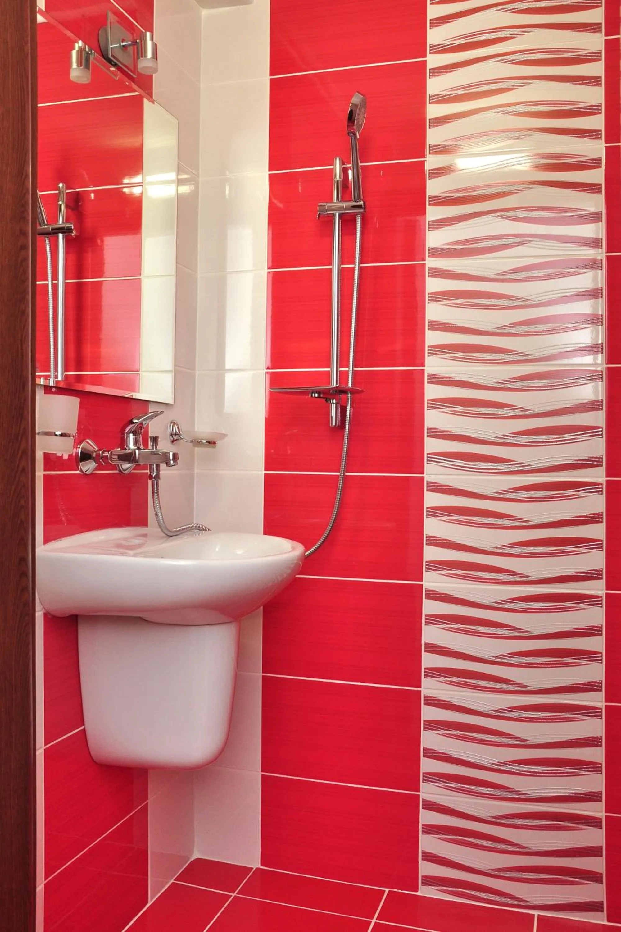 Bathroom in Lombardi Family Hotel