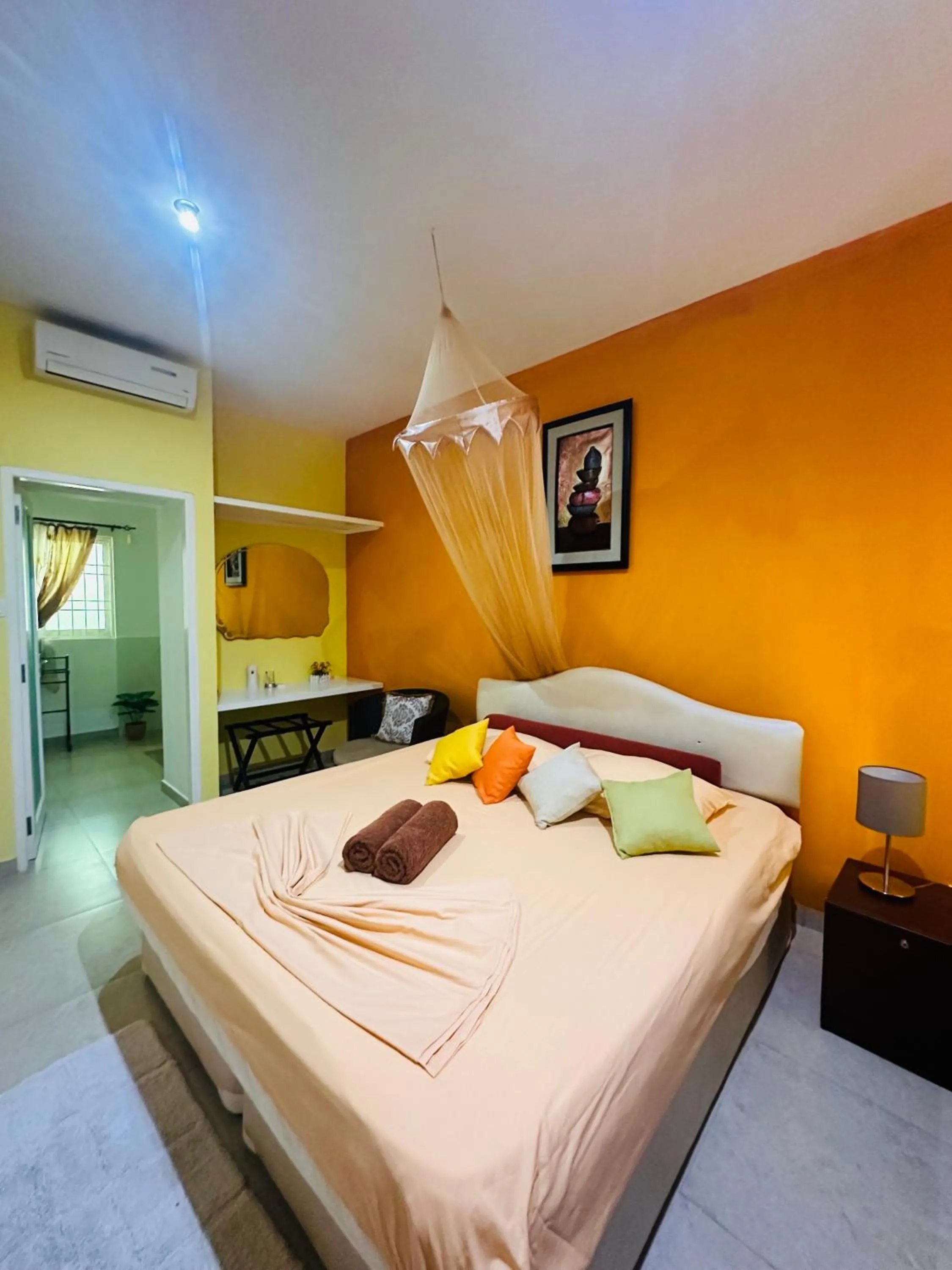 Bed in Alha Villa