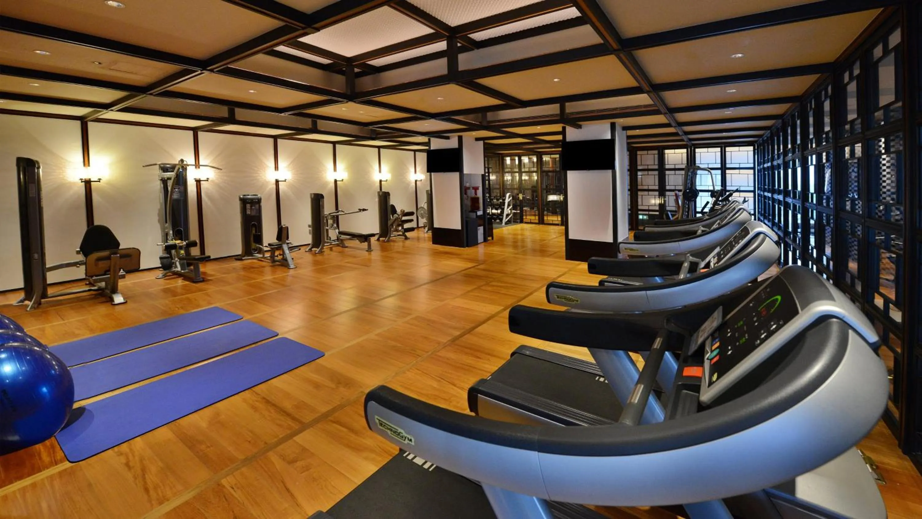 Fitness centre/facilities in InterContinental Nantong by IHG-Best view of yangtze