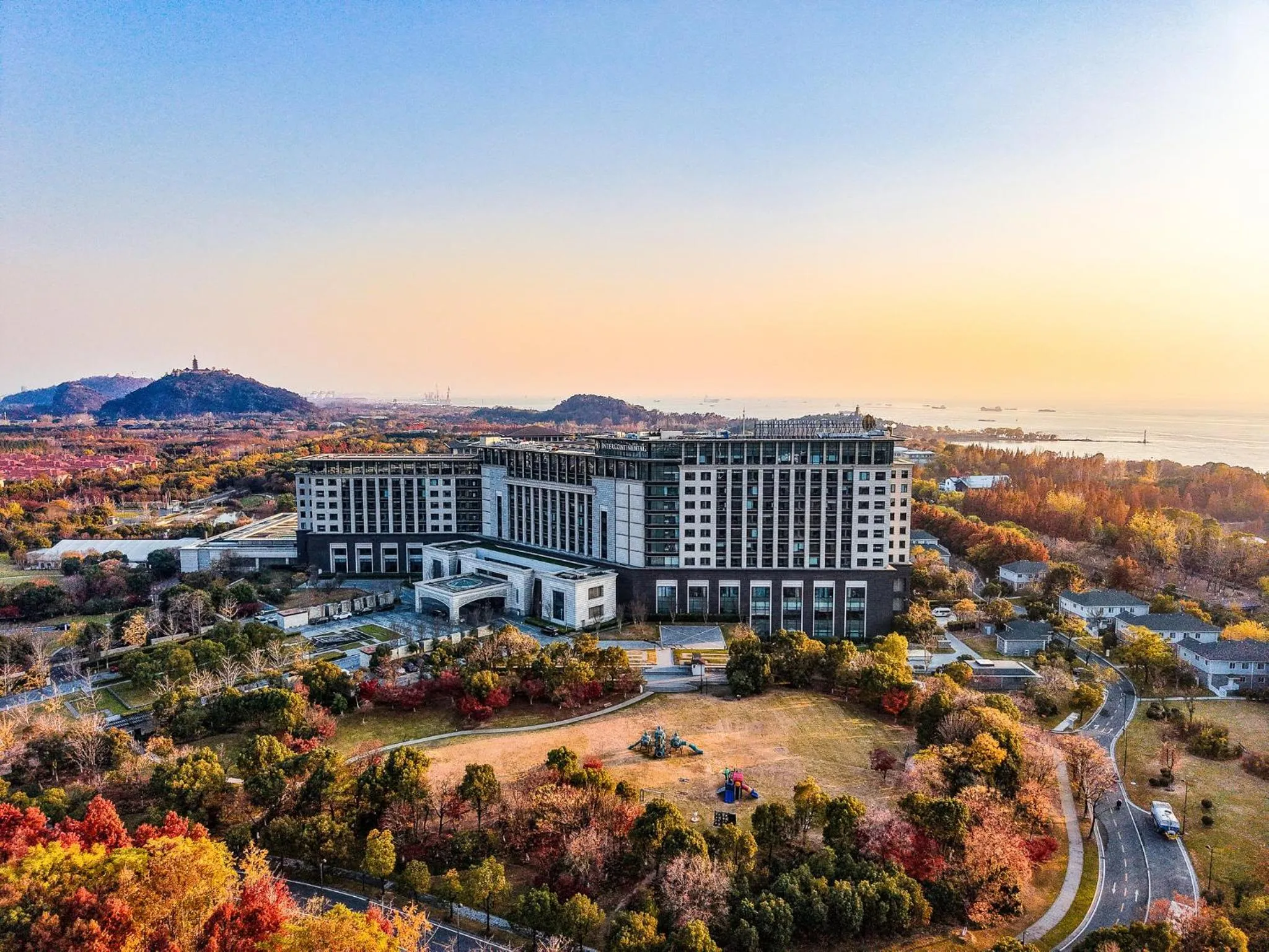 Property building in InterContinental Nantong by IHG-Best view of yangtze