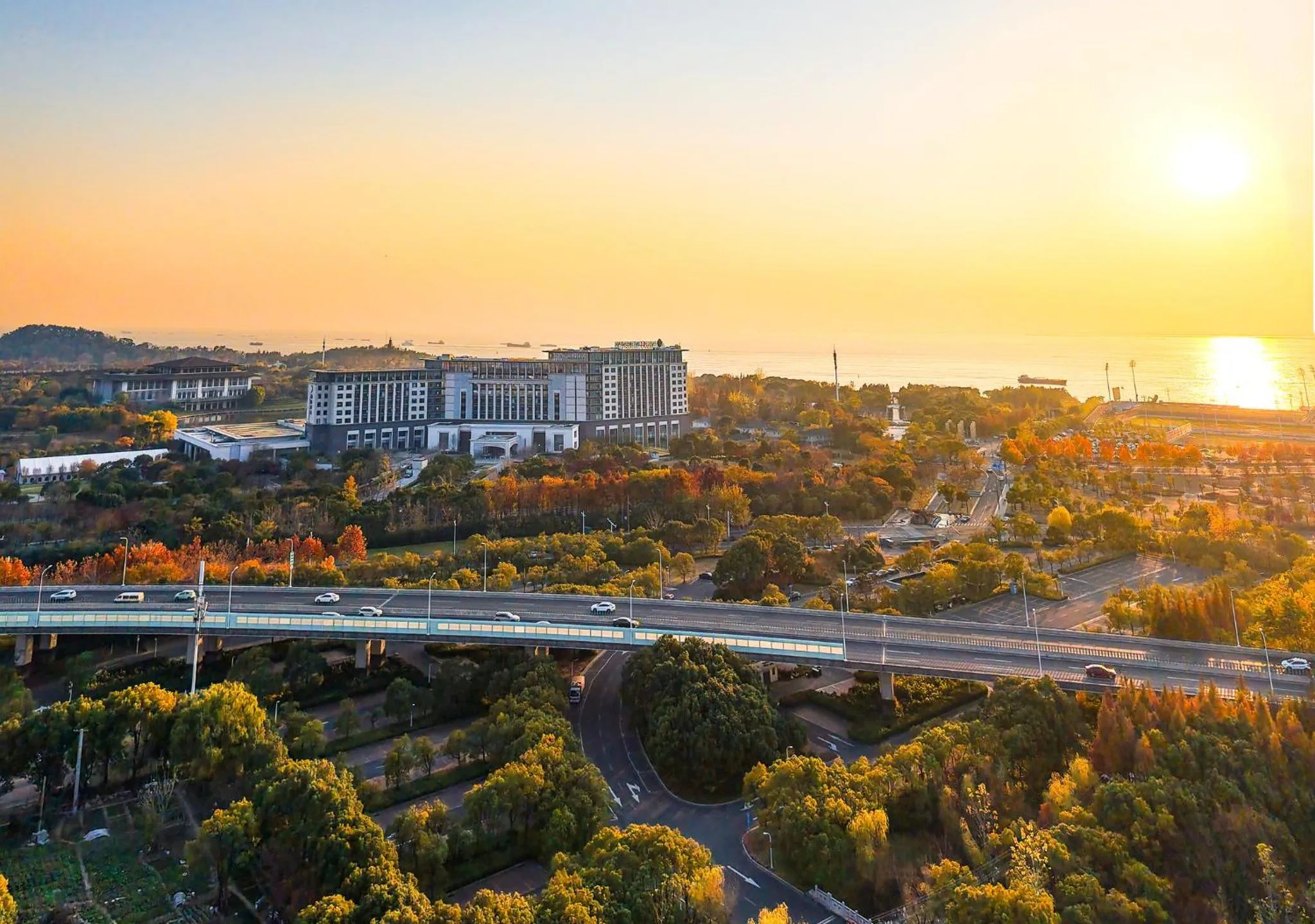 Property building in InterContinental Nantong by IHG-Best view of yangtze