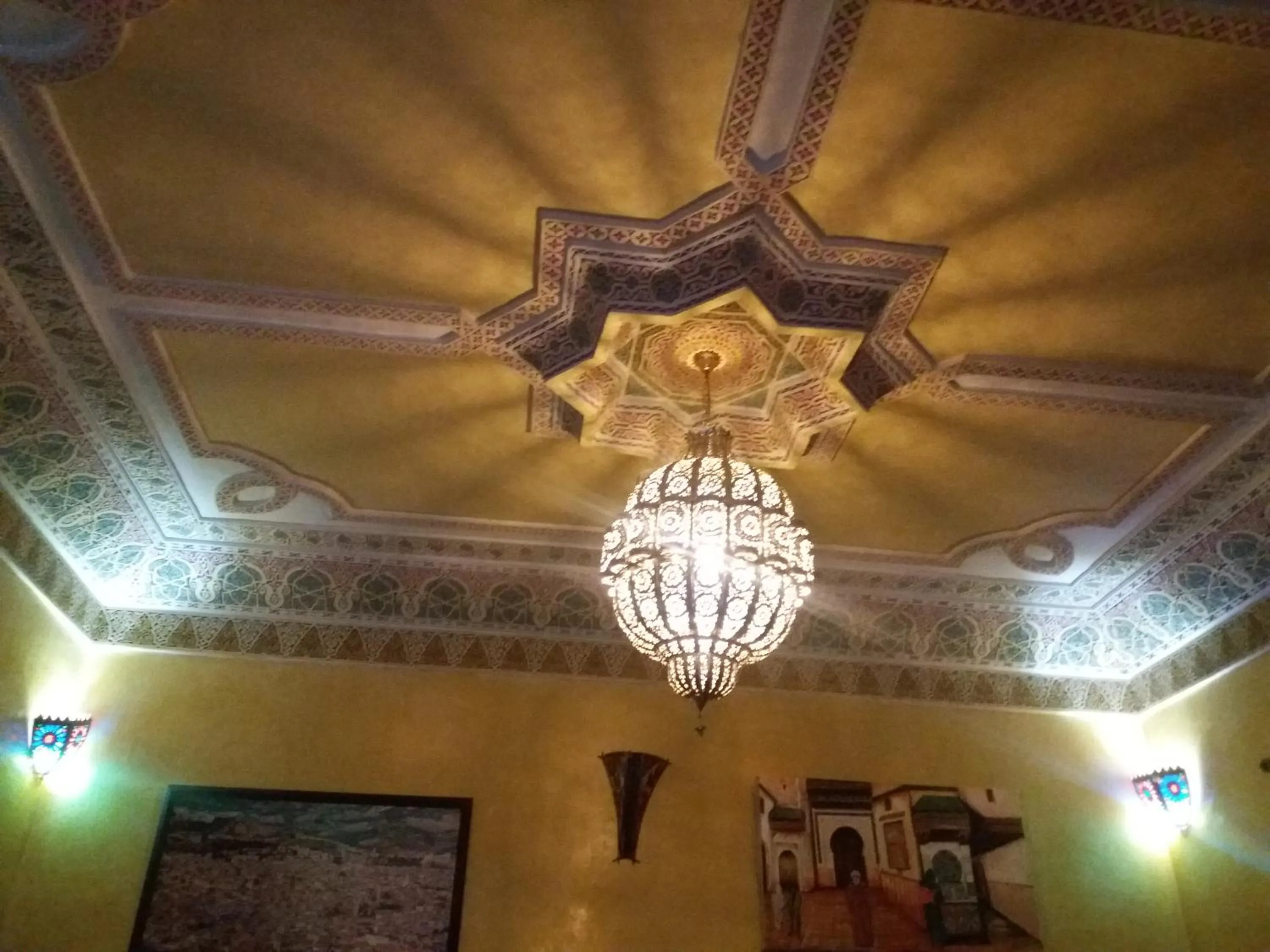 Decorative detail in Dar Berrada-Ziat