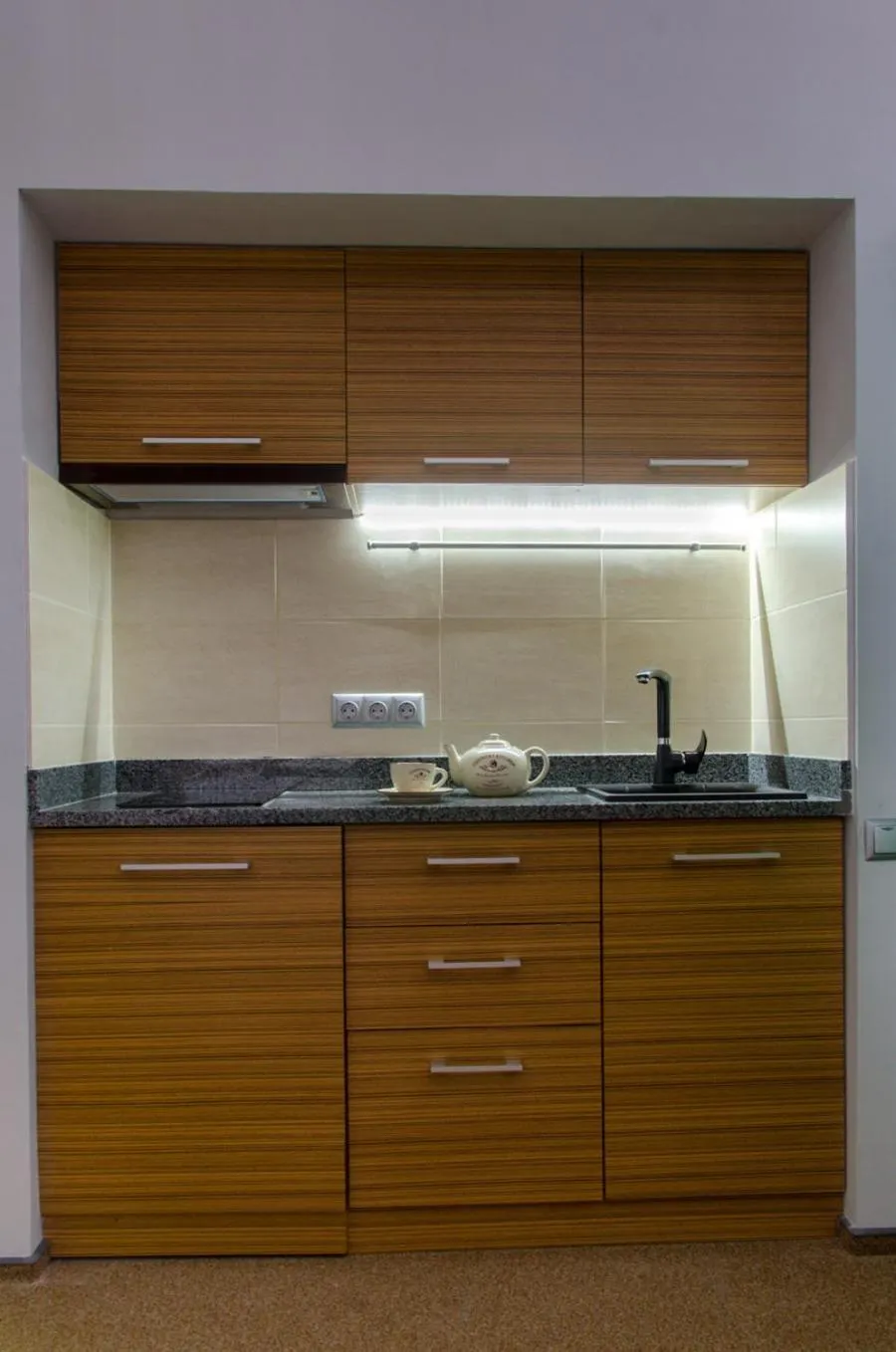 Kitchen or kitchenette in Pushkinskaya Apartments