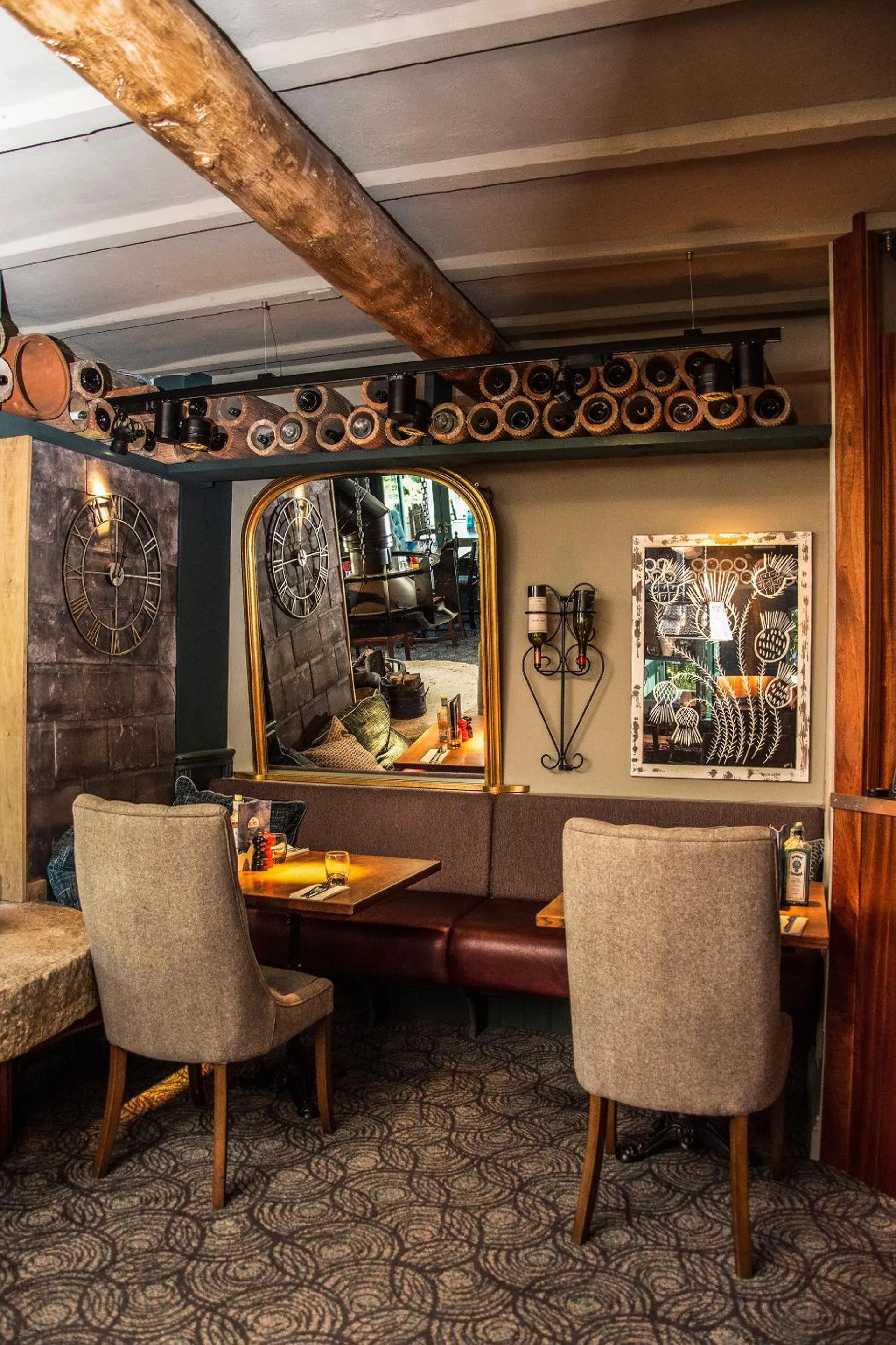 Seating area in The Old Mill