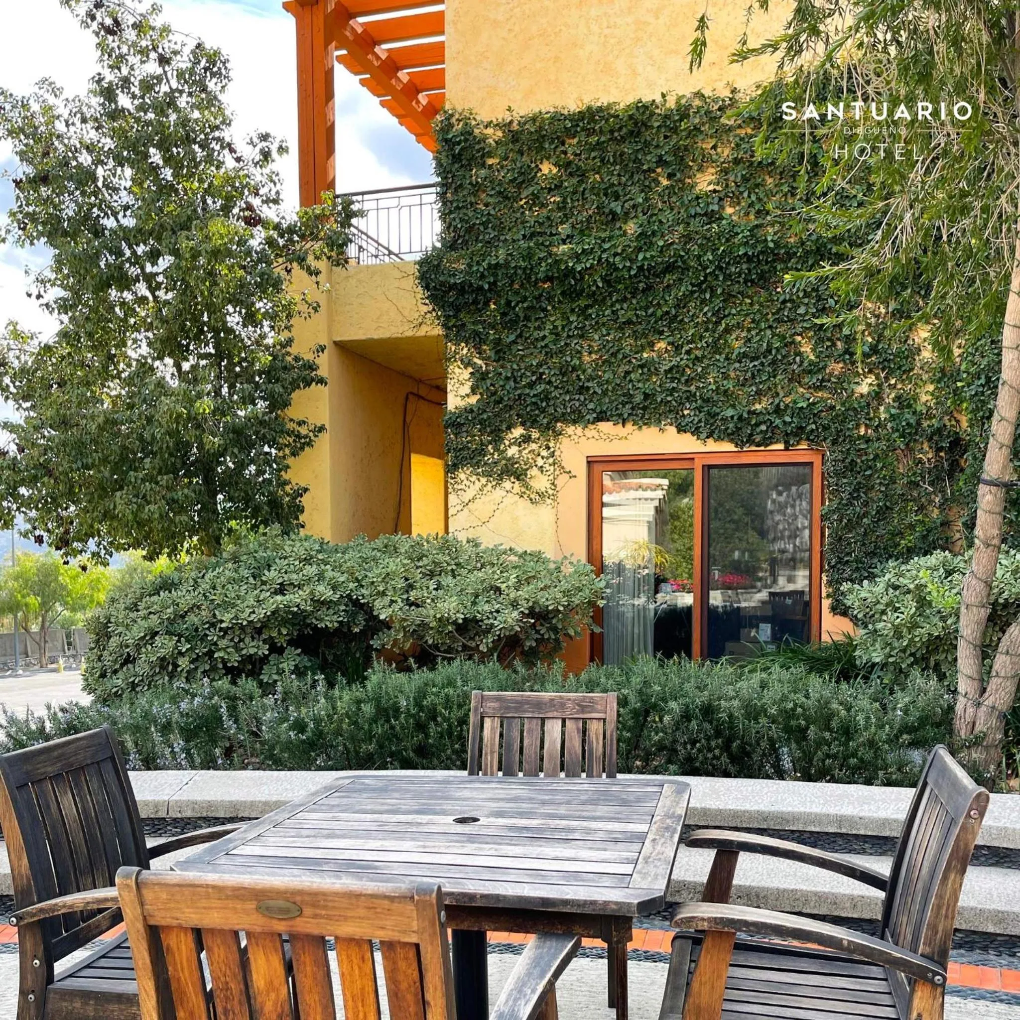 Garden view in Santuario Diegueño