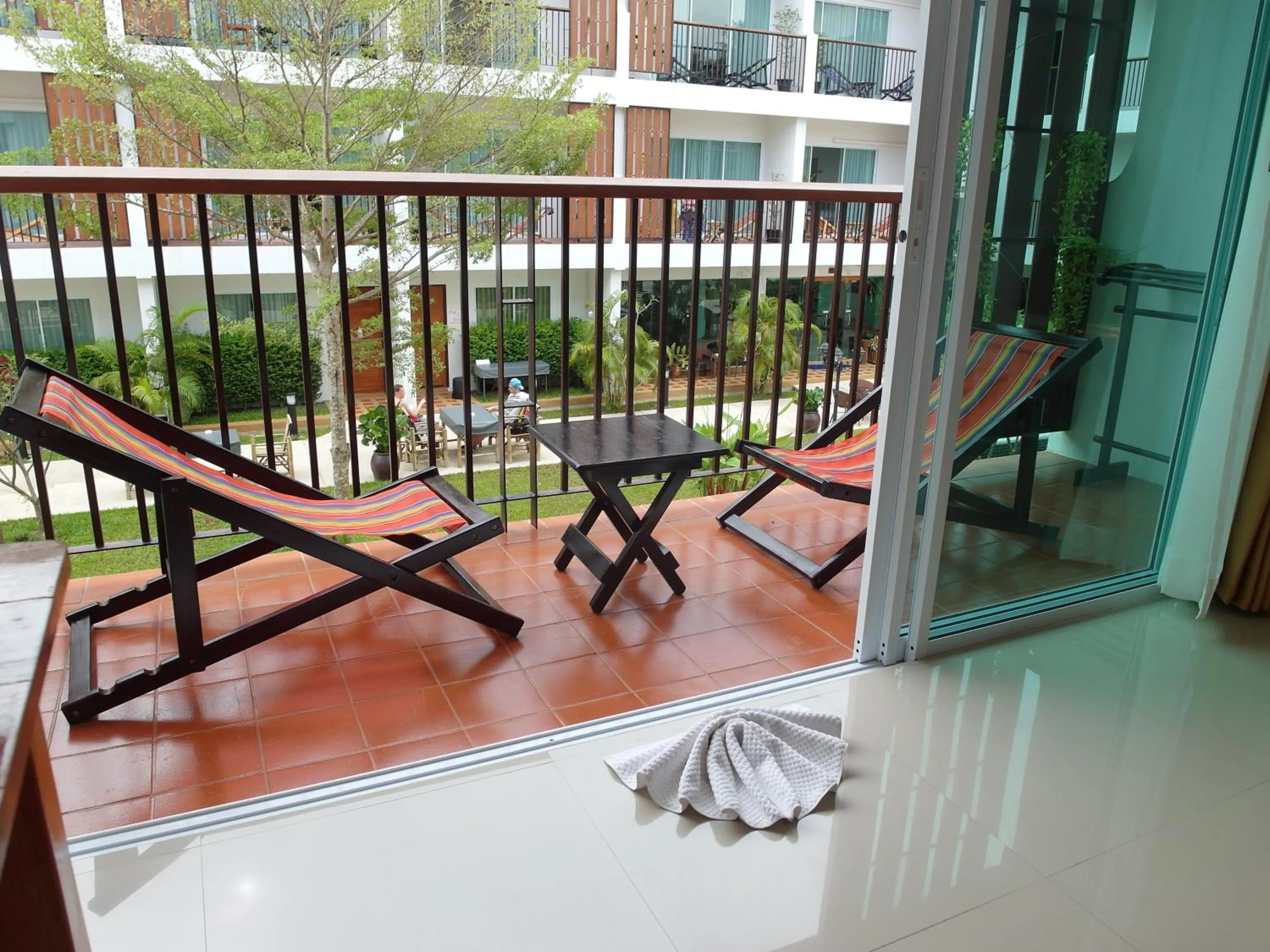 Balcony/Terrace in Crystal Lamai Hotel