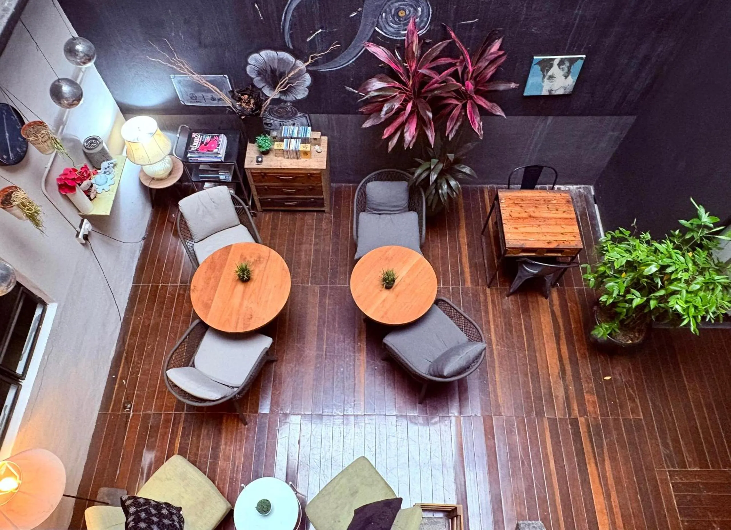 Seating area in Kim Haus Loft