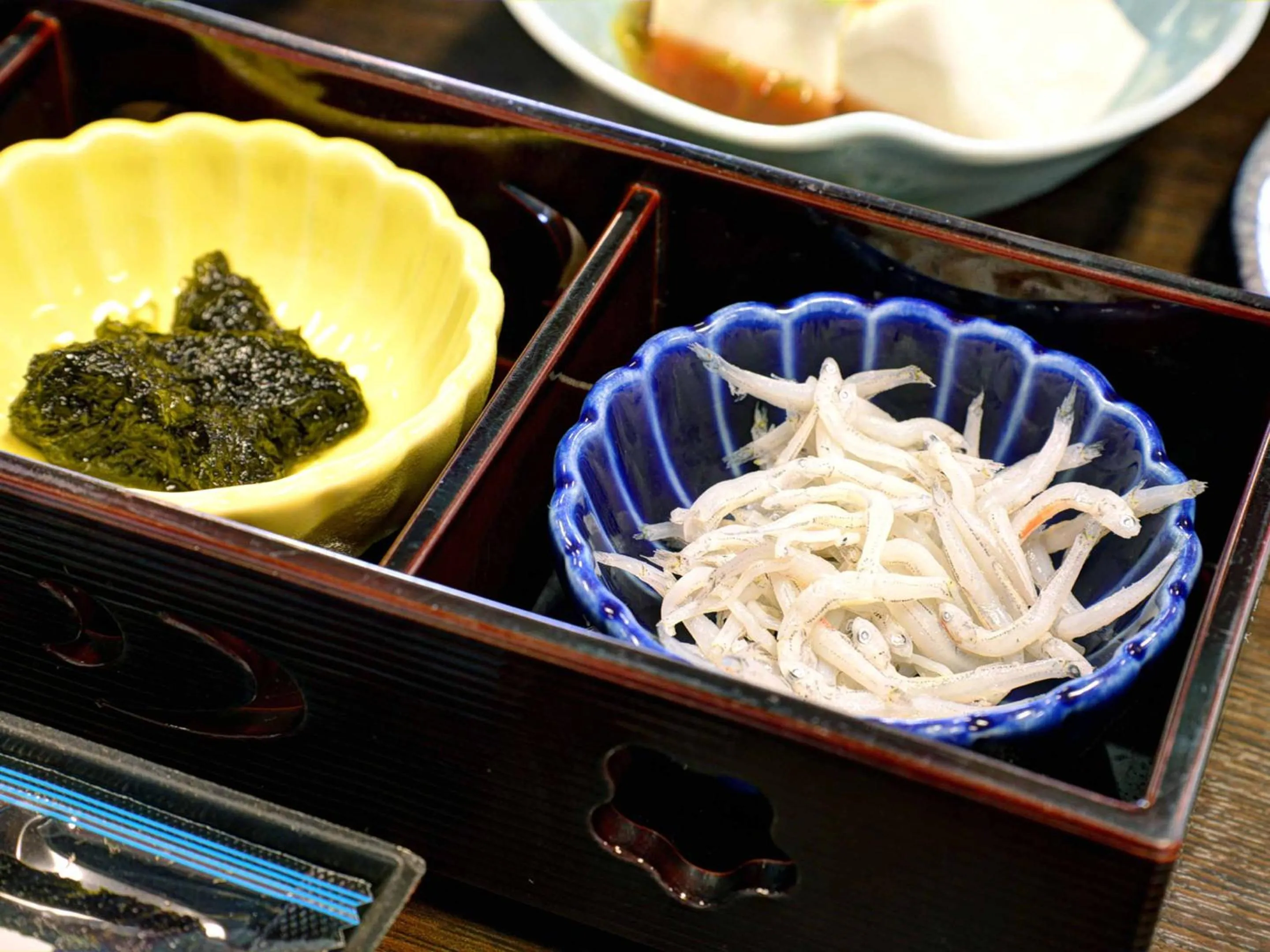 Asian breakfast in Takumi Kanko Hotel