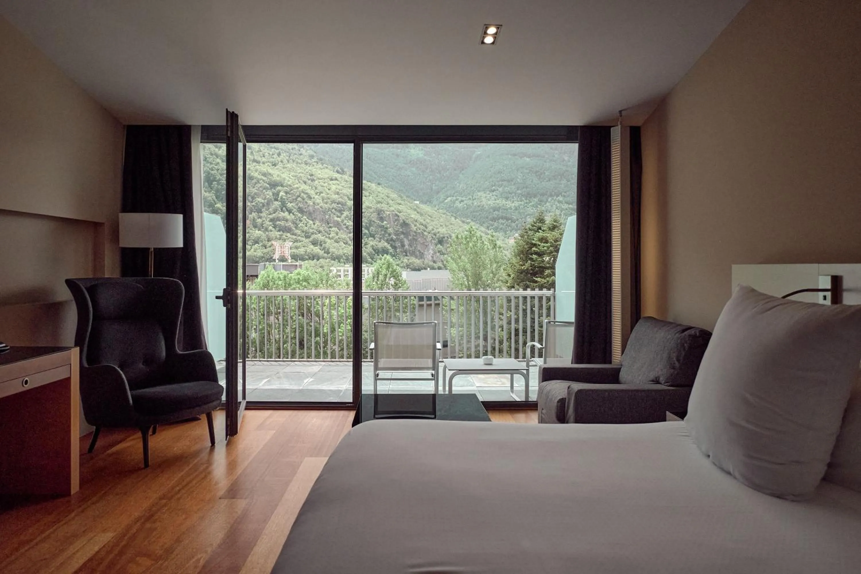 View (from property/room), Bed in Andorra Park Hotel