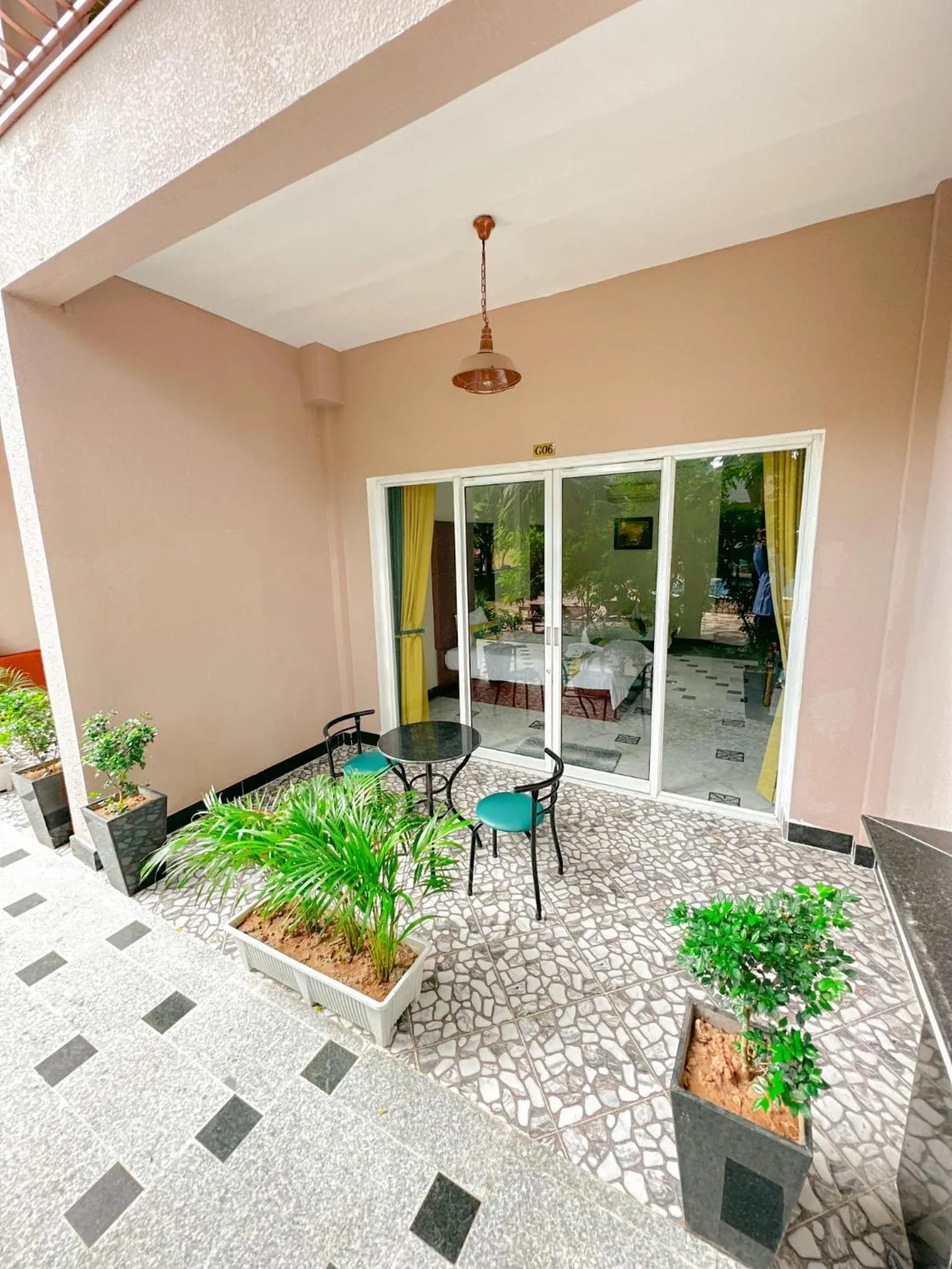 Patio in Summer Resort