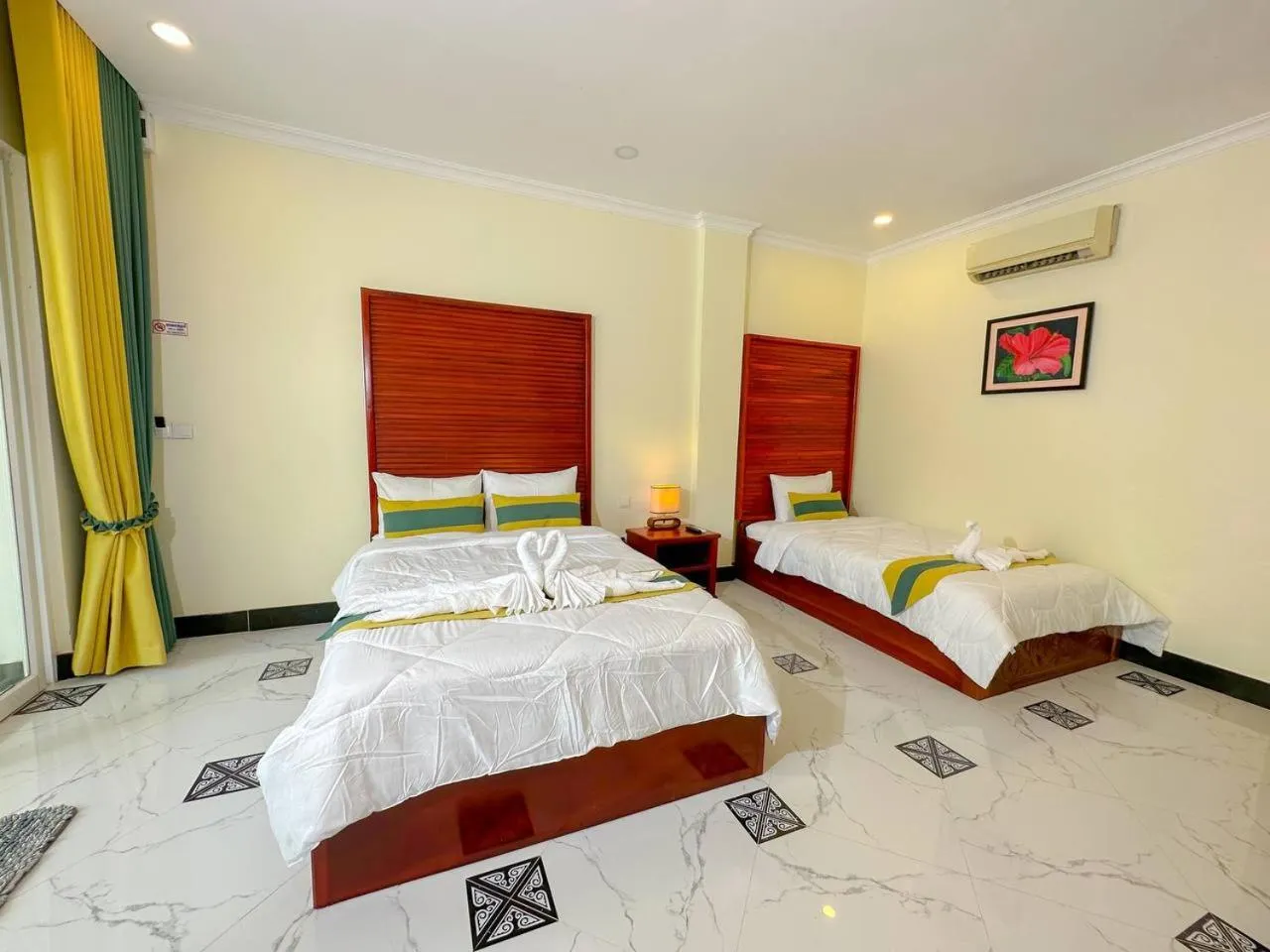 Bed in Summer Resort