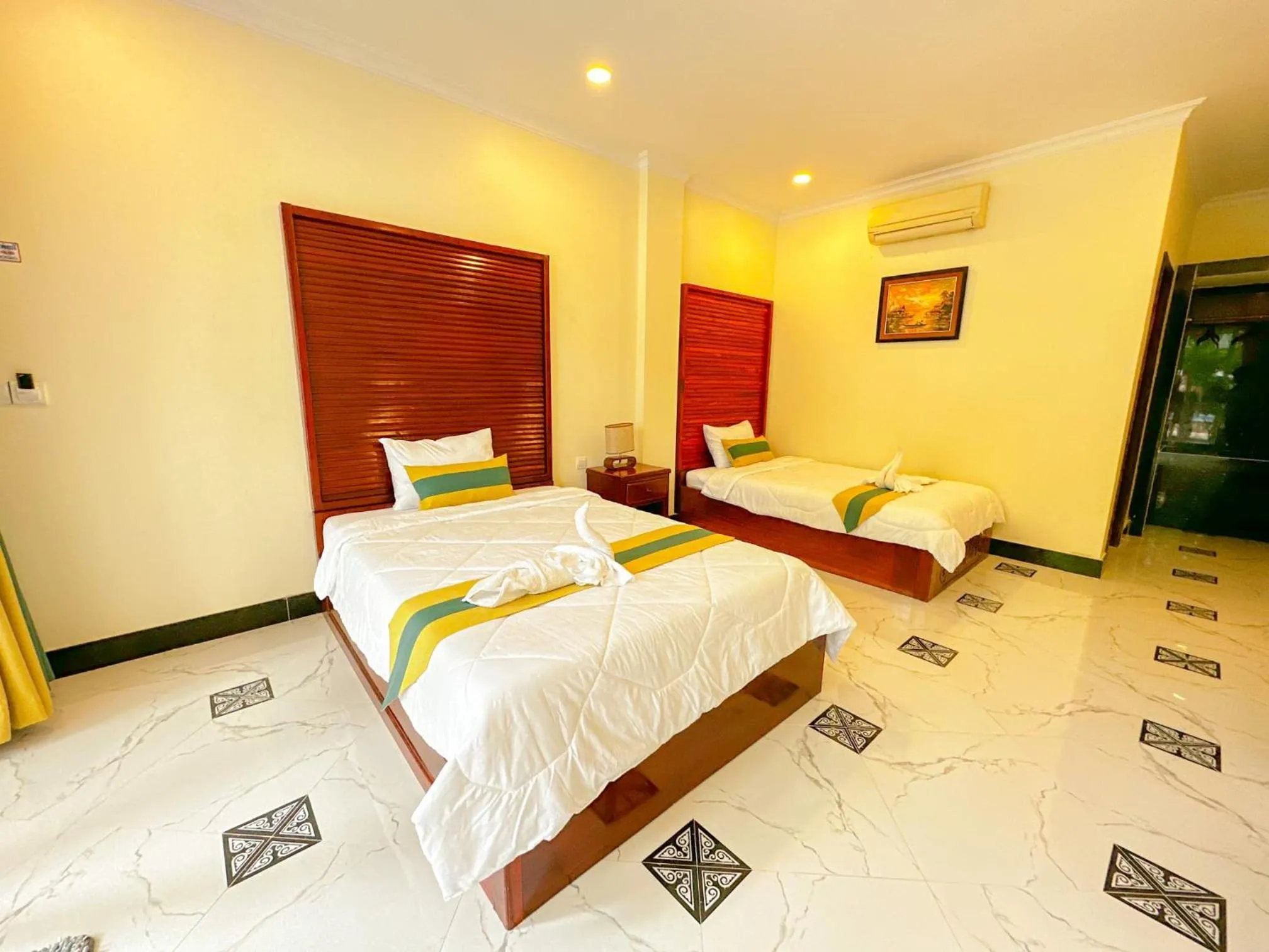 Bed in Summer Resort