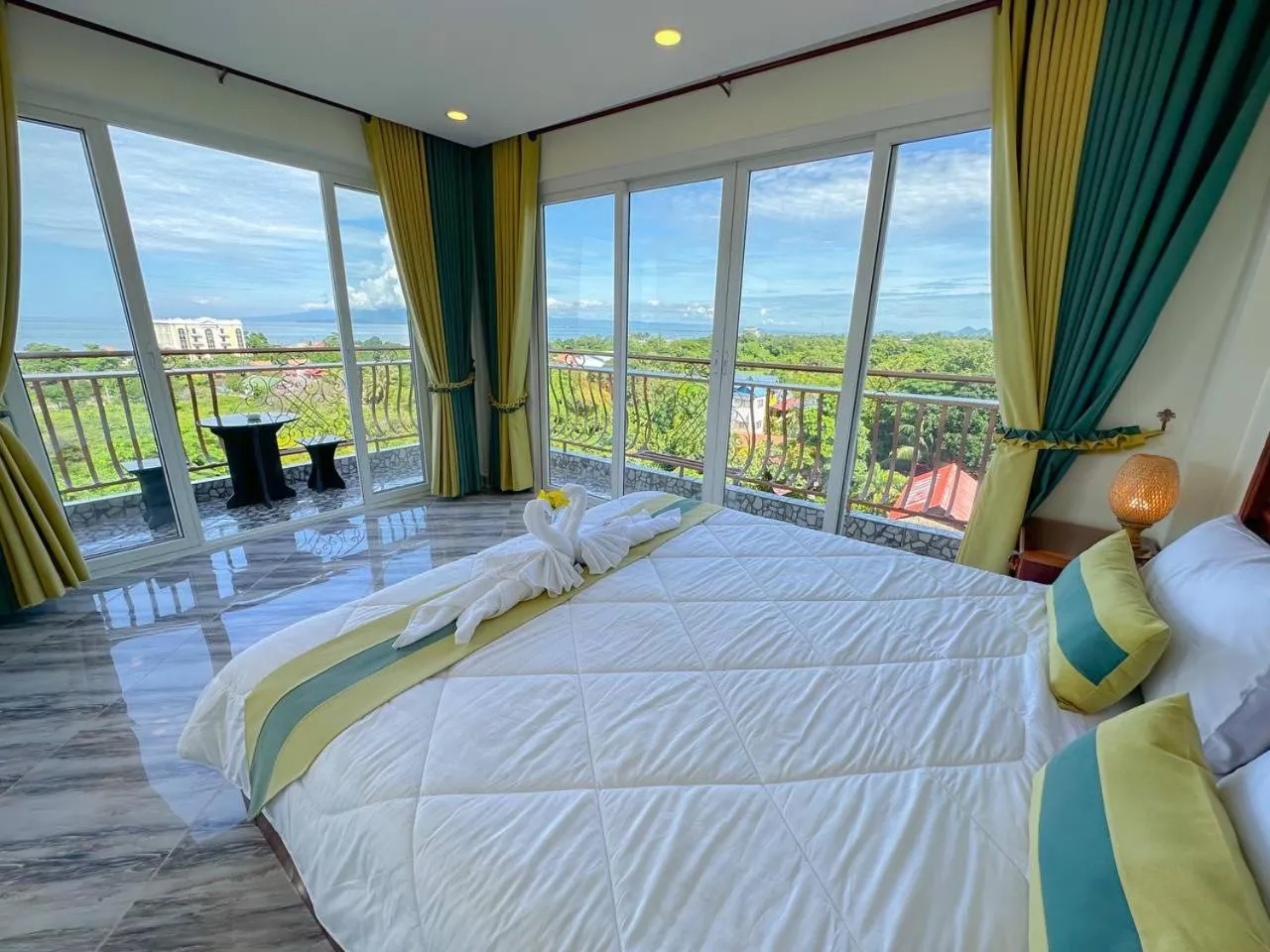 Bed in Summer Resort