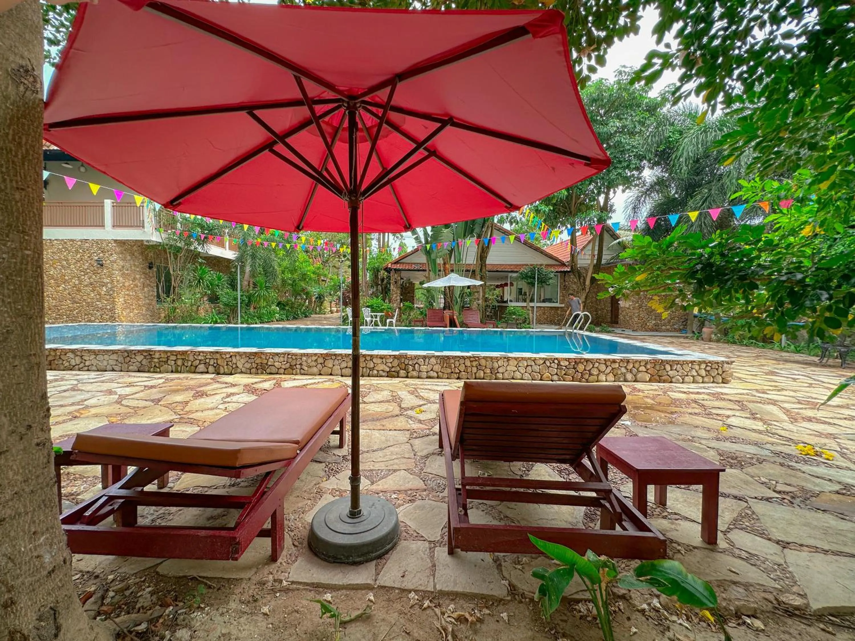 Swimming pool in Summer Resort