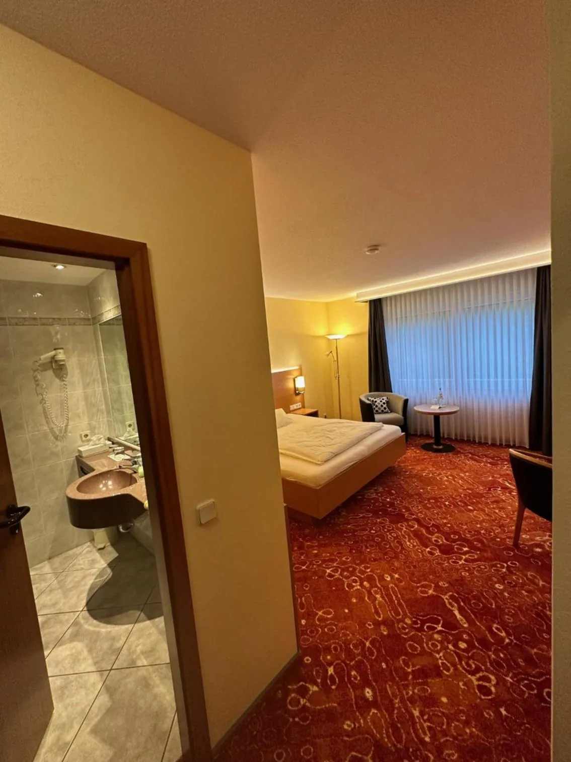 Photo of the whole room, Bed in Hotel Restaurant Fischer