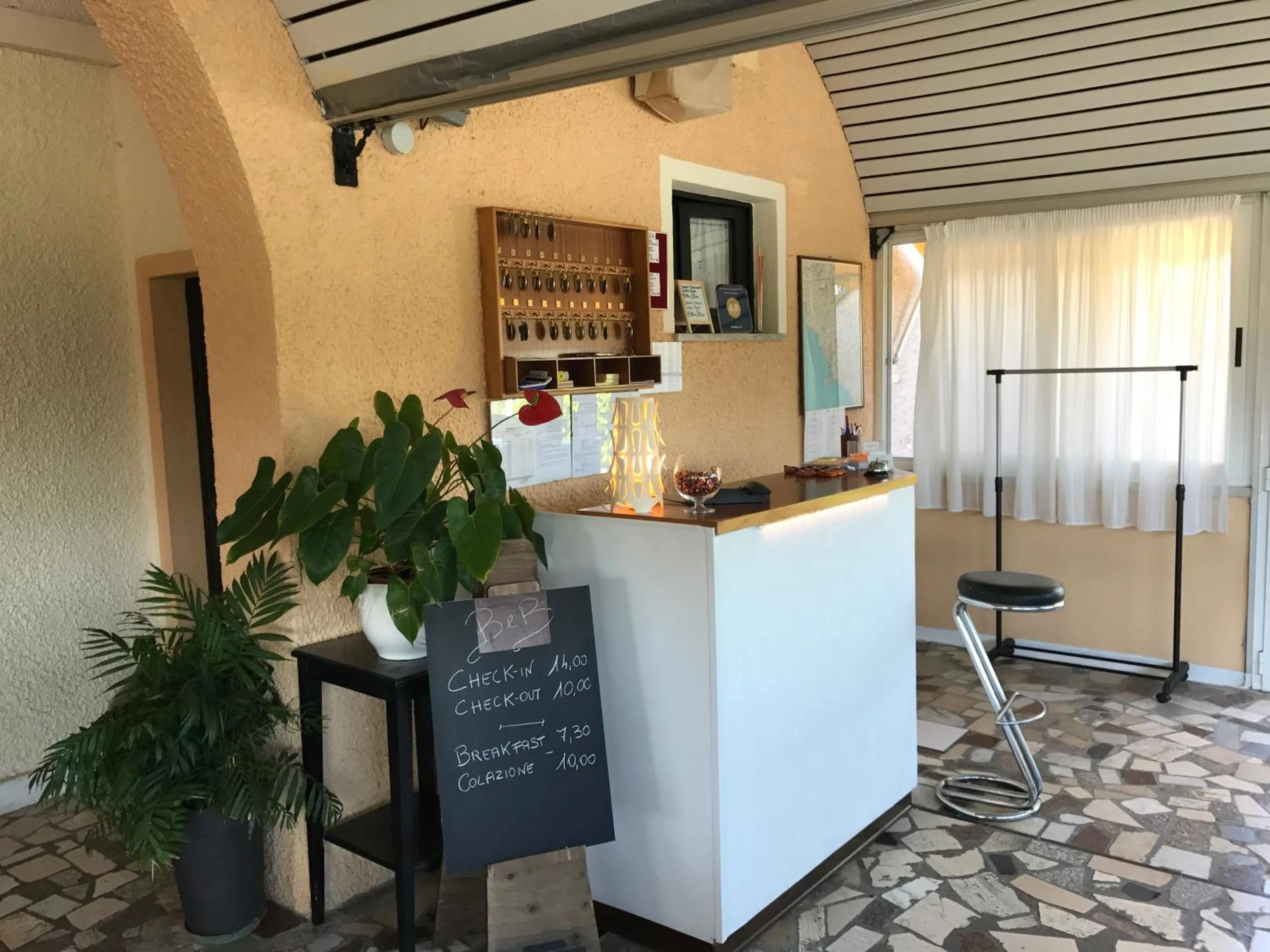 Lobby/Reception in Albergo Rispescia