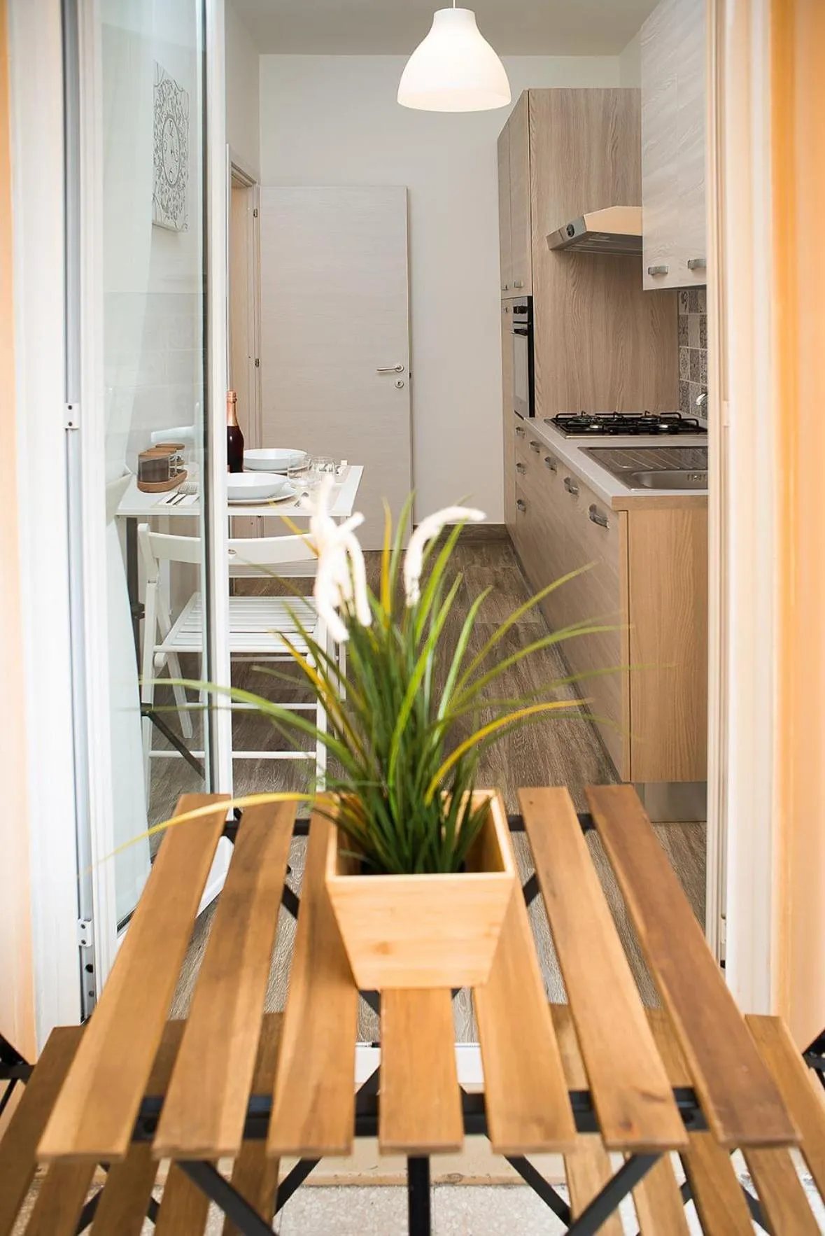 Kitchen or kitchenette in Residenza Flegrea