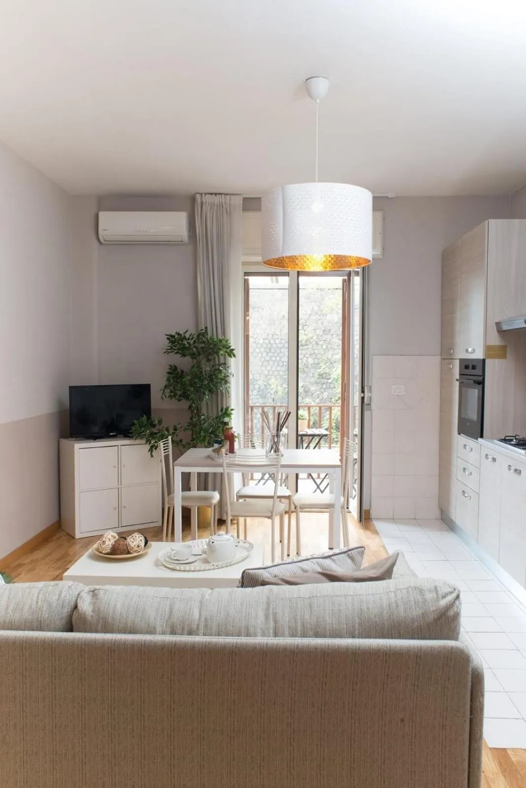 Living room, Bed in Residenza Flegrea