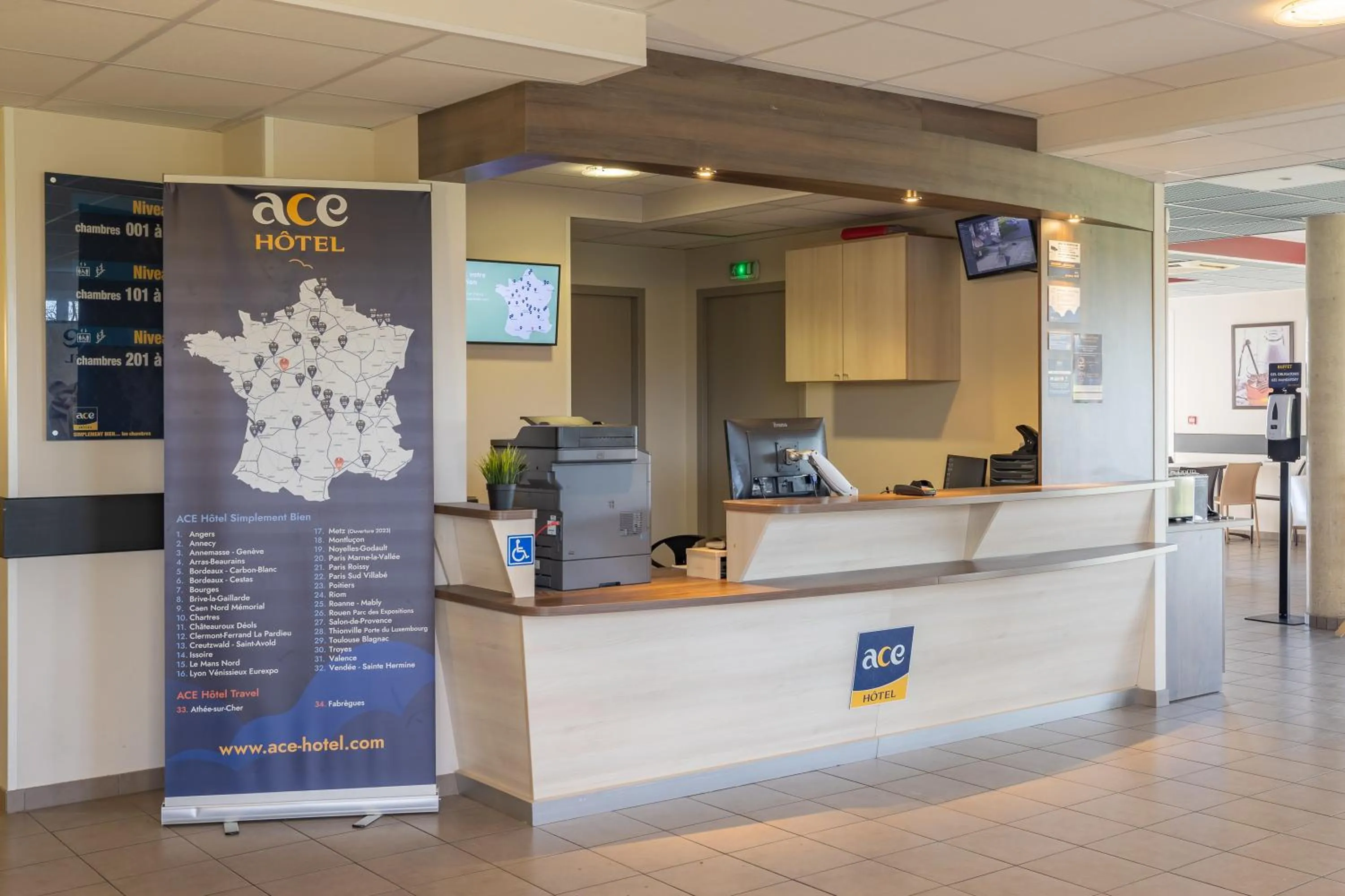 Lobby or reception in Ace Hotel Troyes