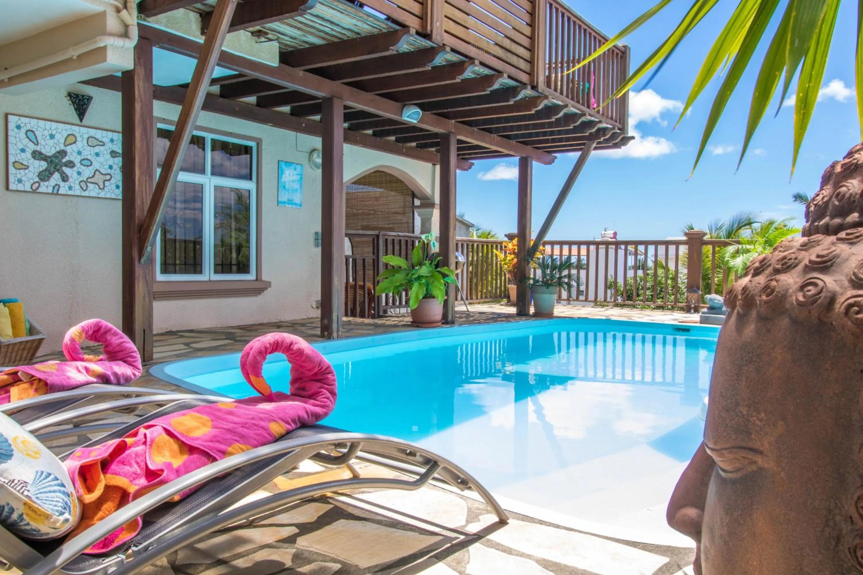 Seating area in Blue Lagoon Villa