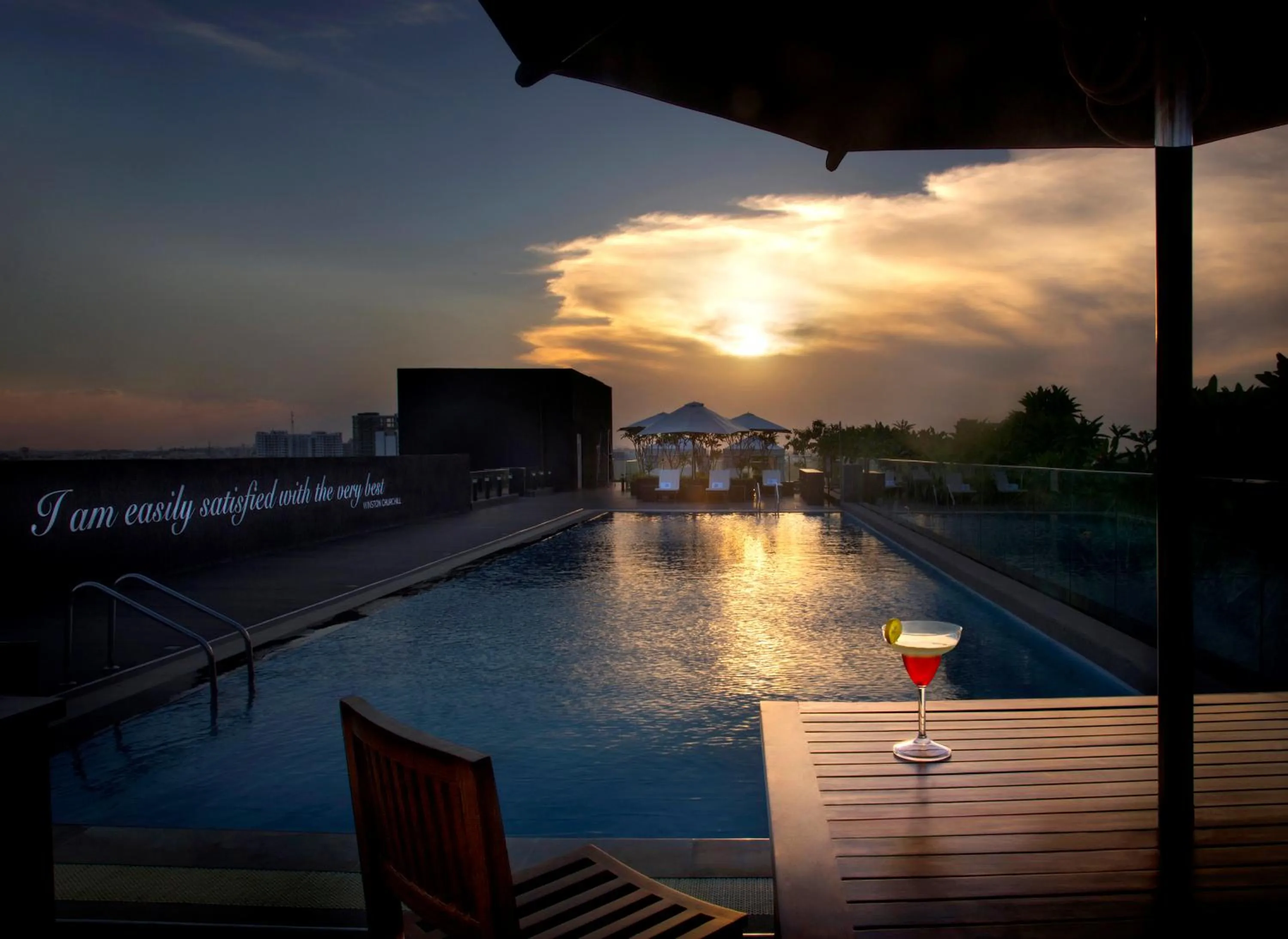 Swimming pool in The Waverly Hotel & Residences
