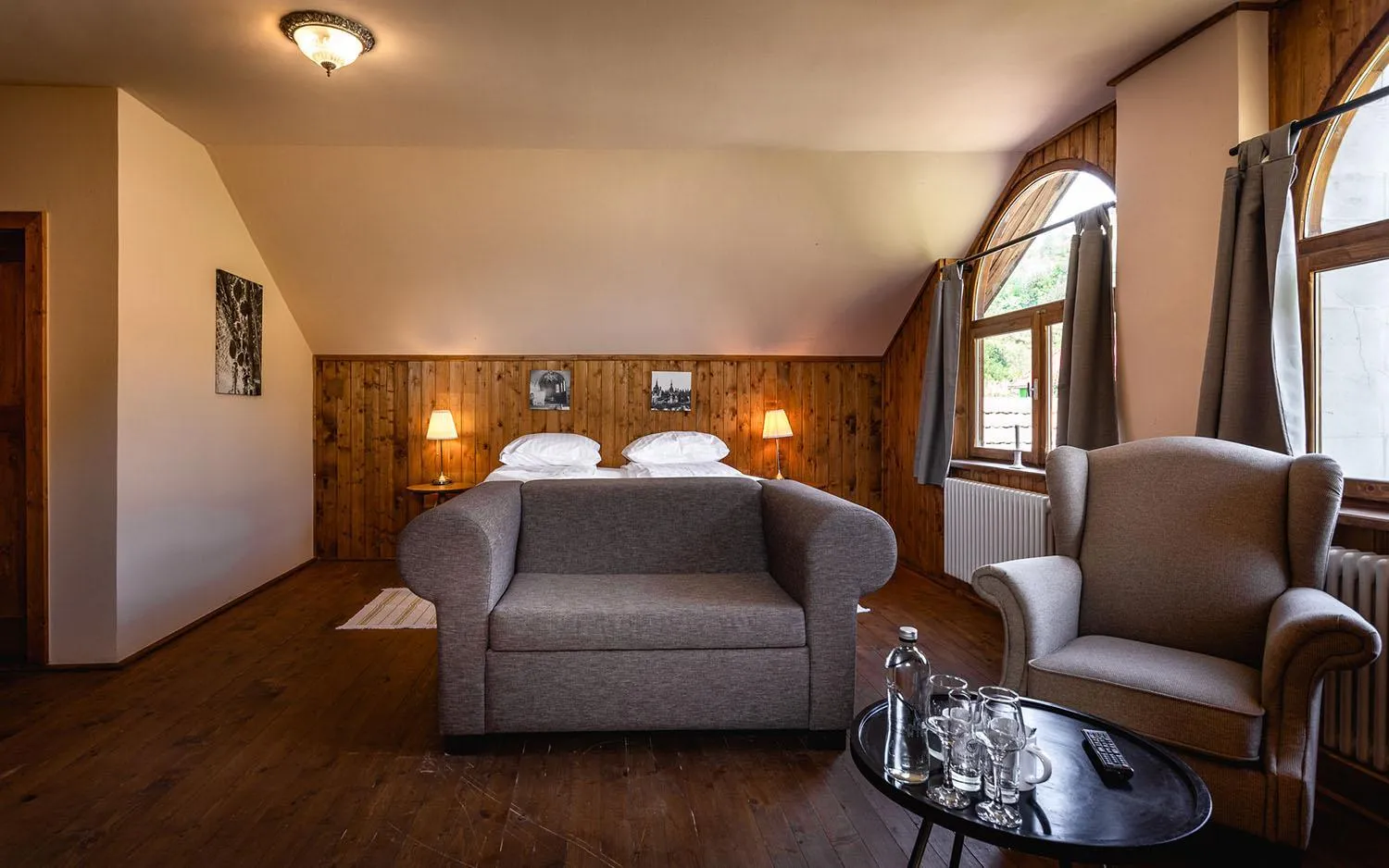 Seating area in Valea Verde Retreat Transilvania