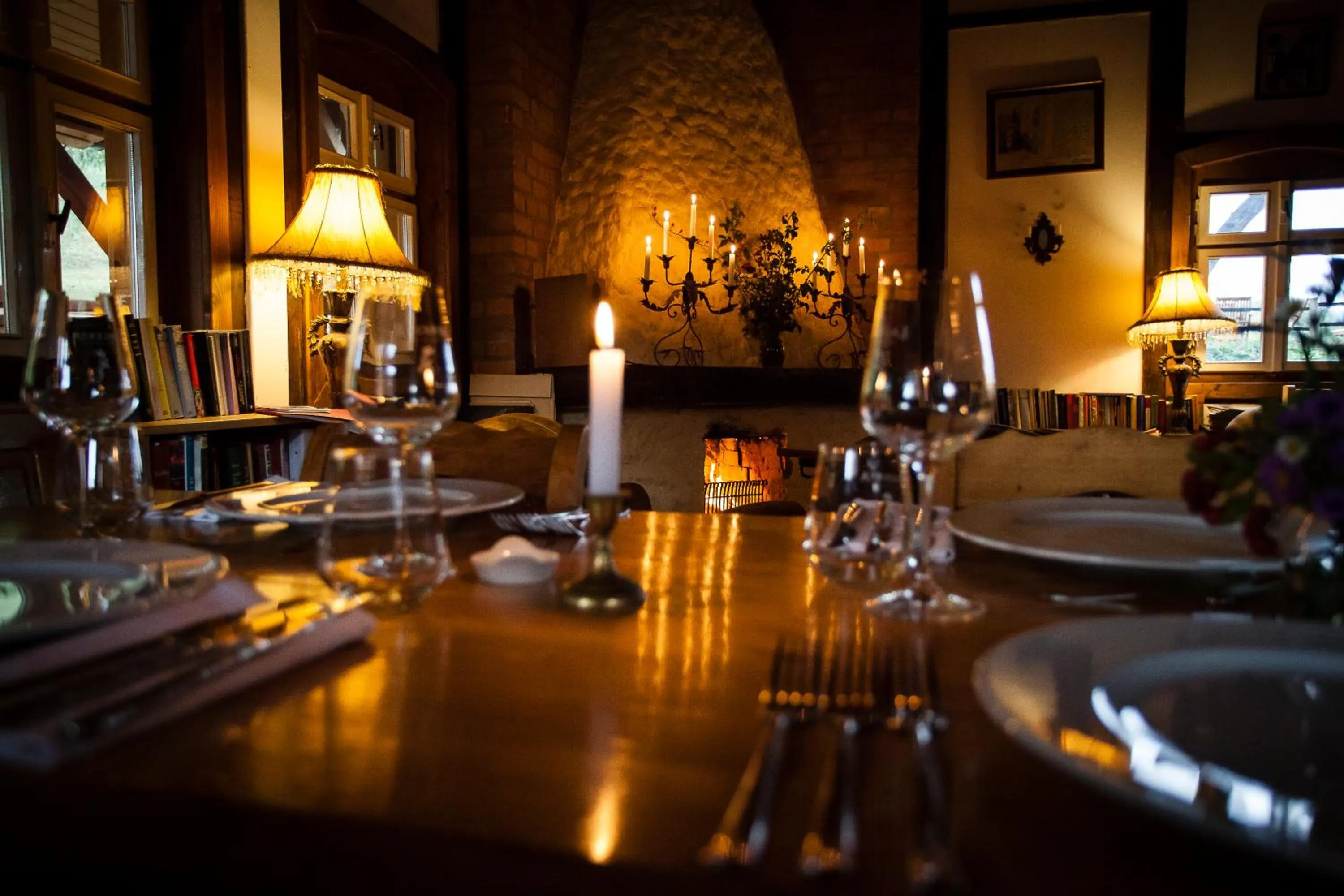 Library in Valea Verde Retreat Transilvania