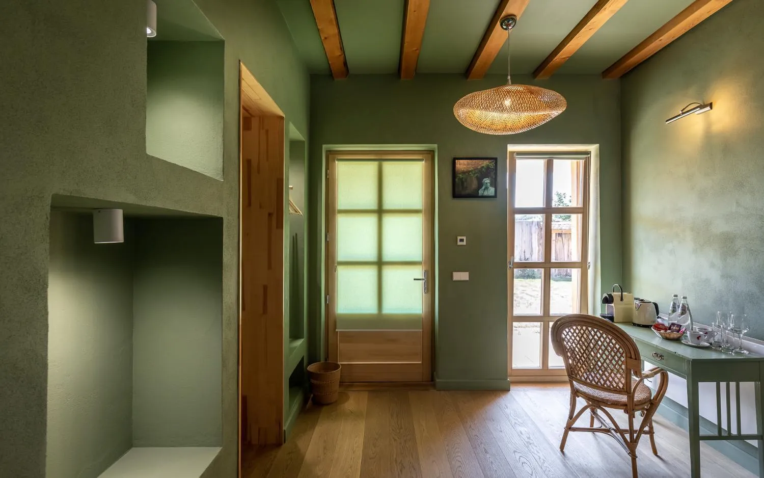 Seating area in Valea Verde Retreat Transilvania