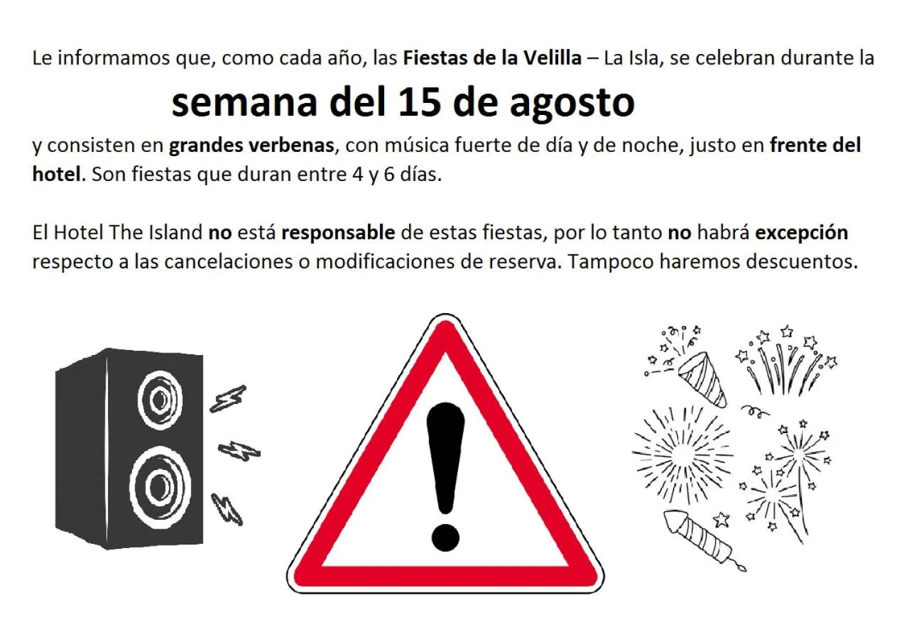 Text overlay in Hotel The Island