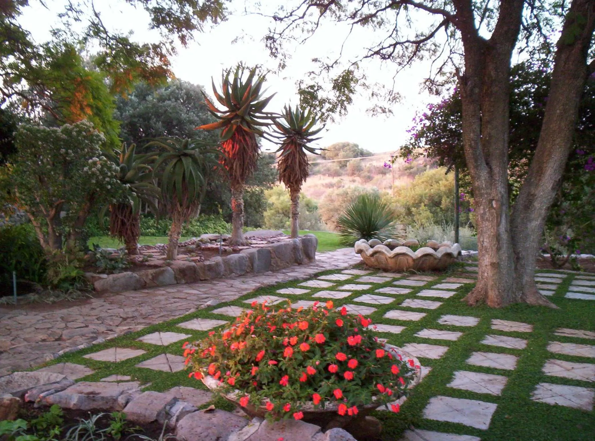 Garden view in Impa-Lala Country Estate