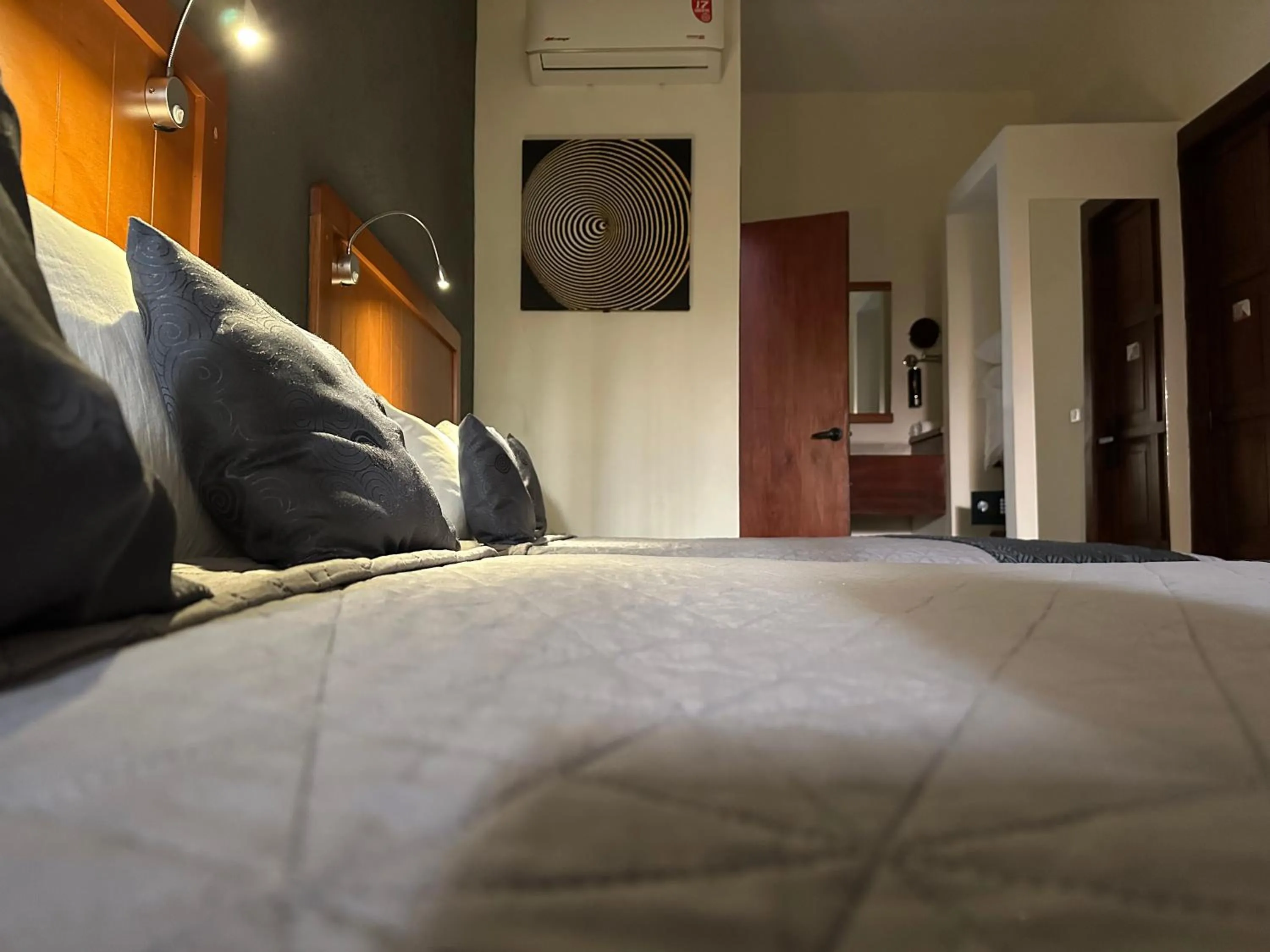 Bed in Hotel Pastora