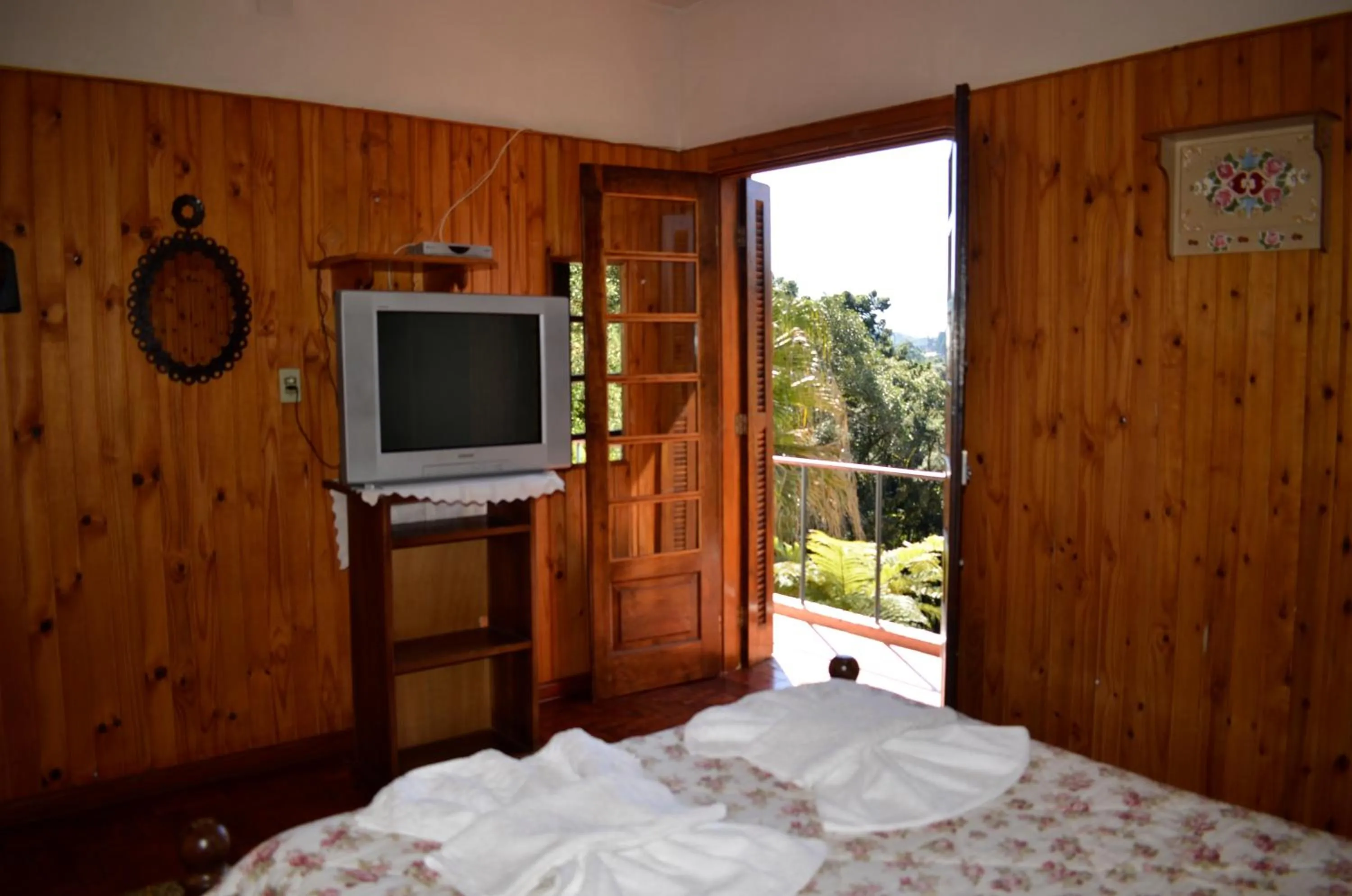 Bed in Chalés Dona Zenta