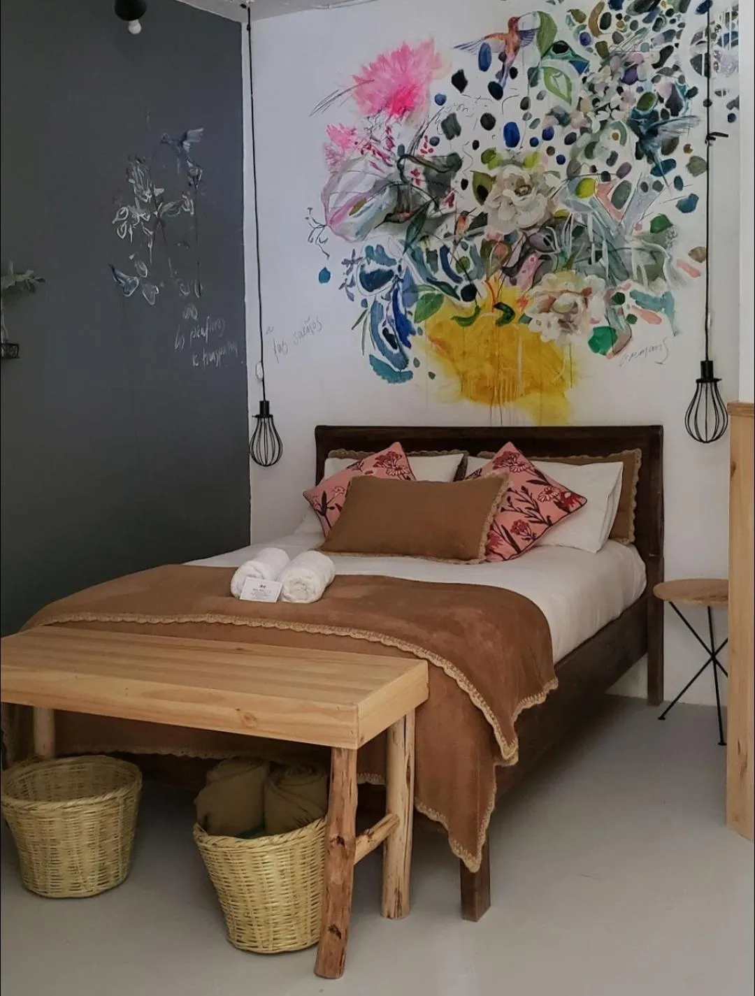 Bed in Niños Hotel Meloc