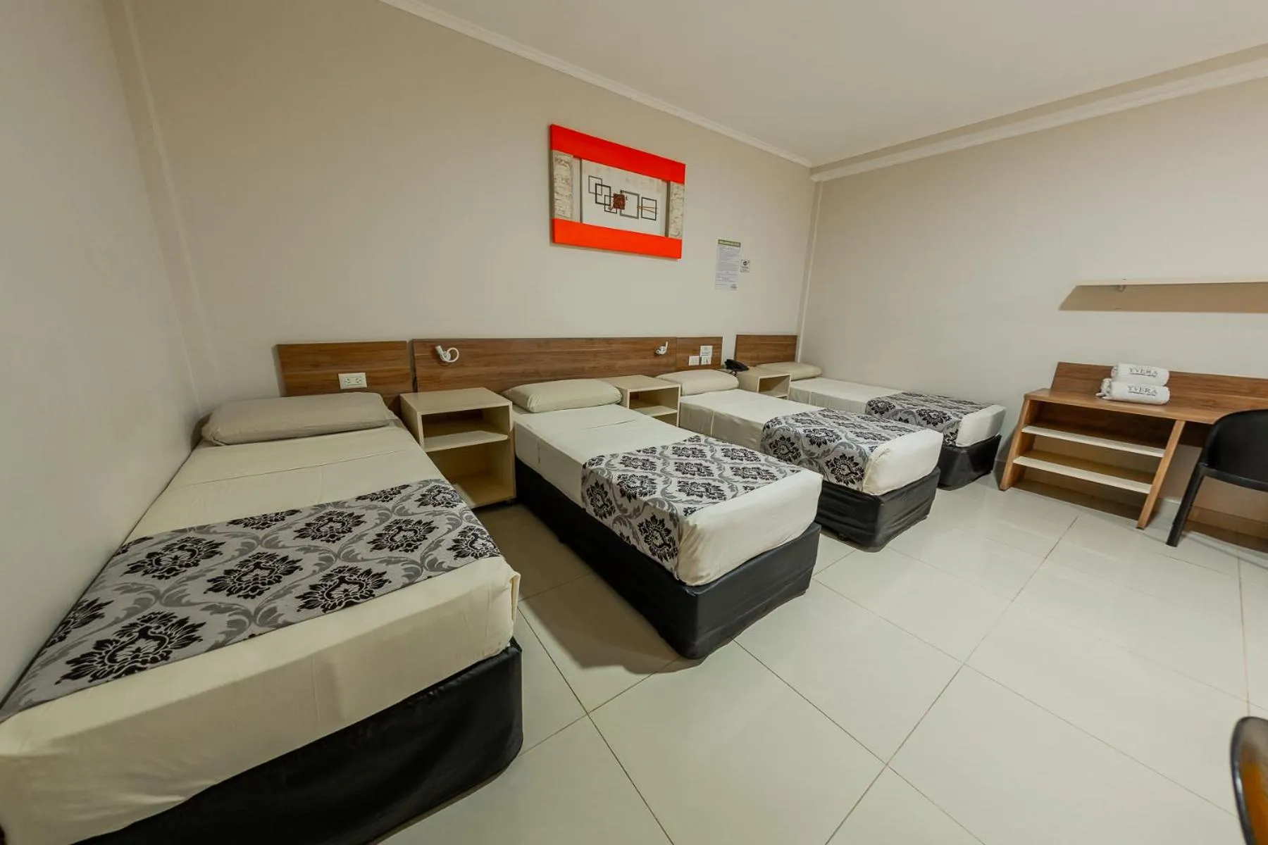 Bed in Hotel Yvera Cataratas