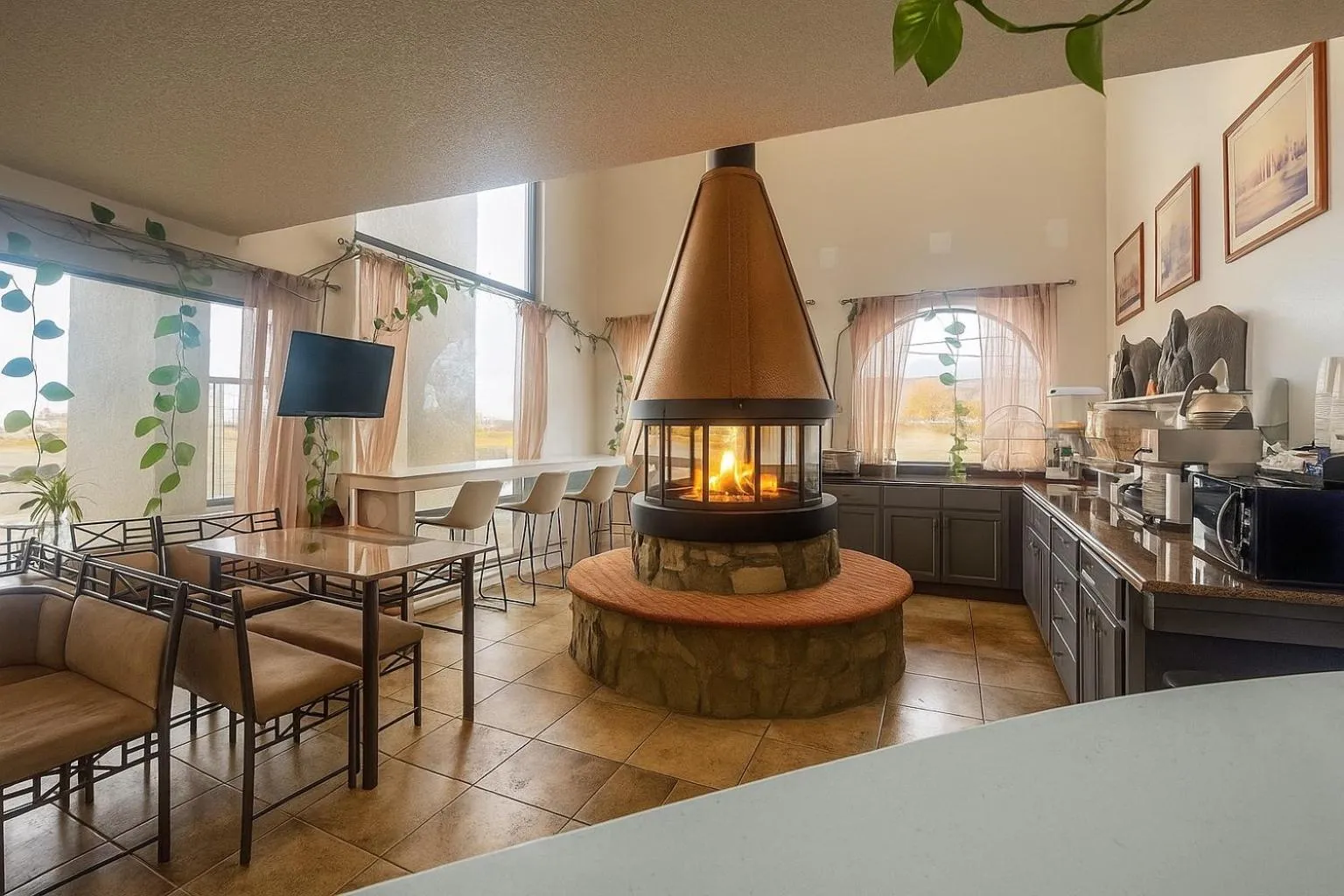 Breakfast in Big Chief Motel