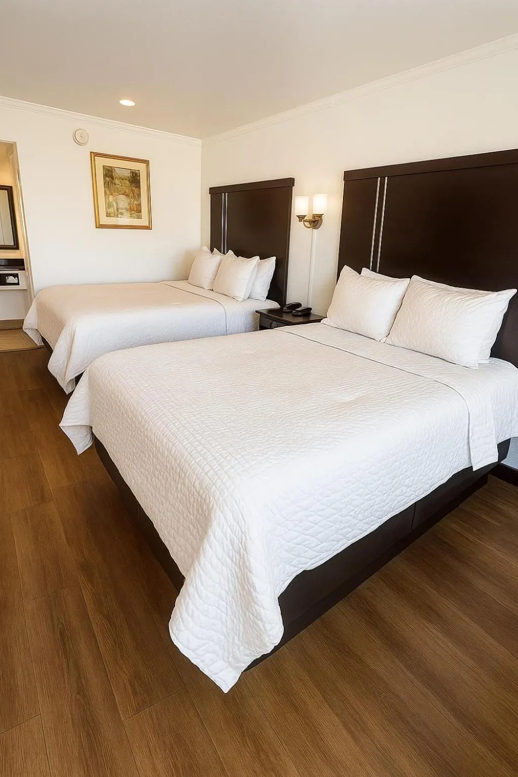 Bedroom, Bed in Big Chief Motel