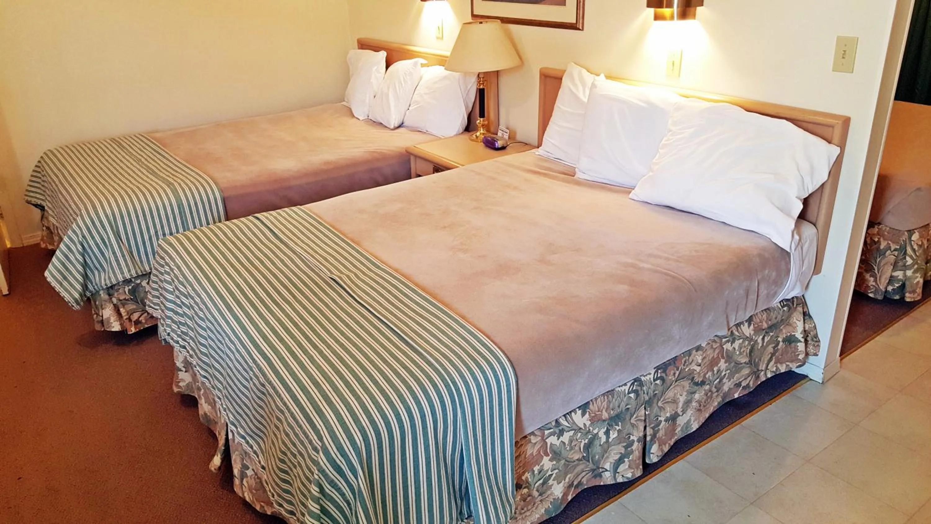 Bed in Badlands Motel