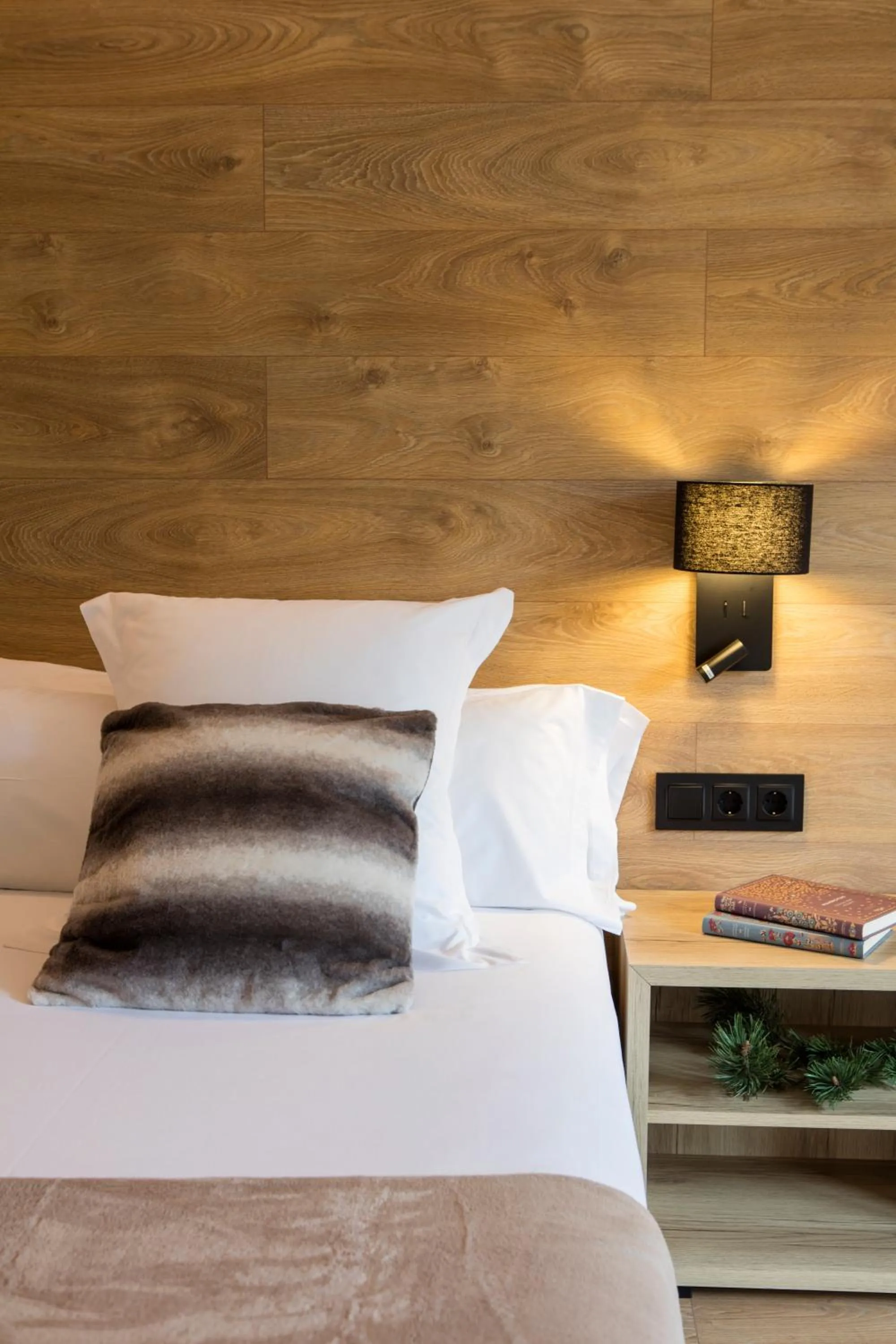 Bed in Acta Arthotel