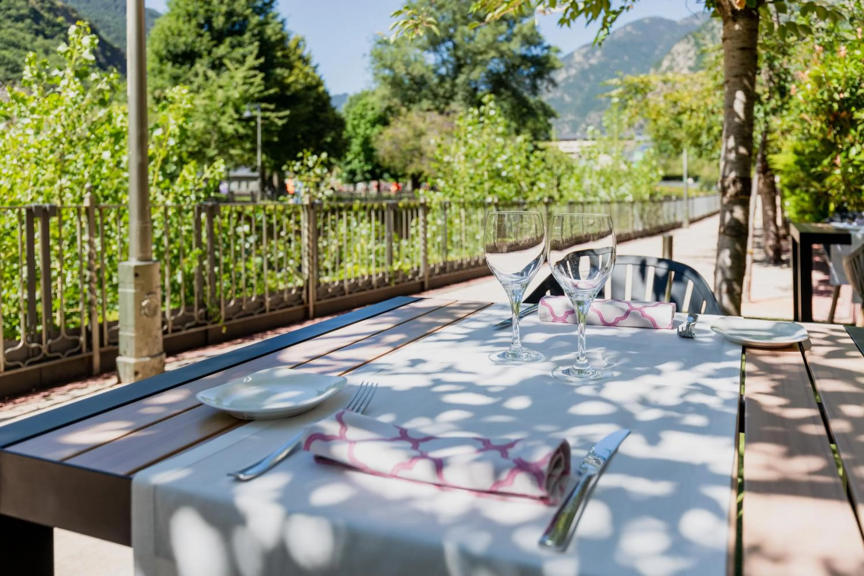 Patio, Bed in Acta Arthotel