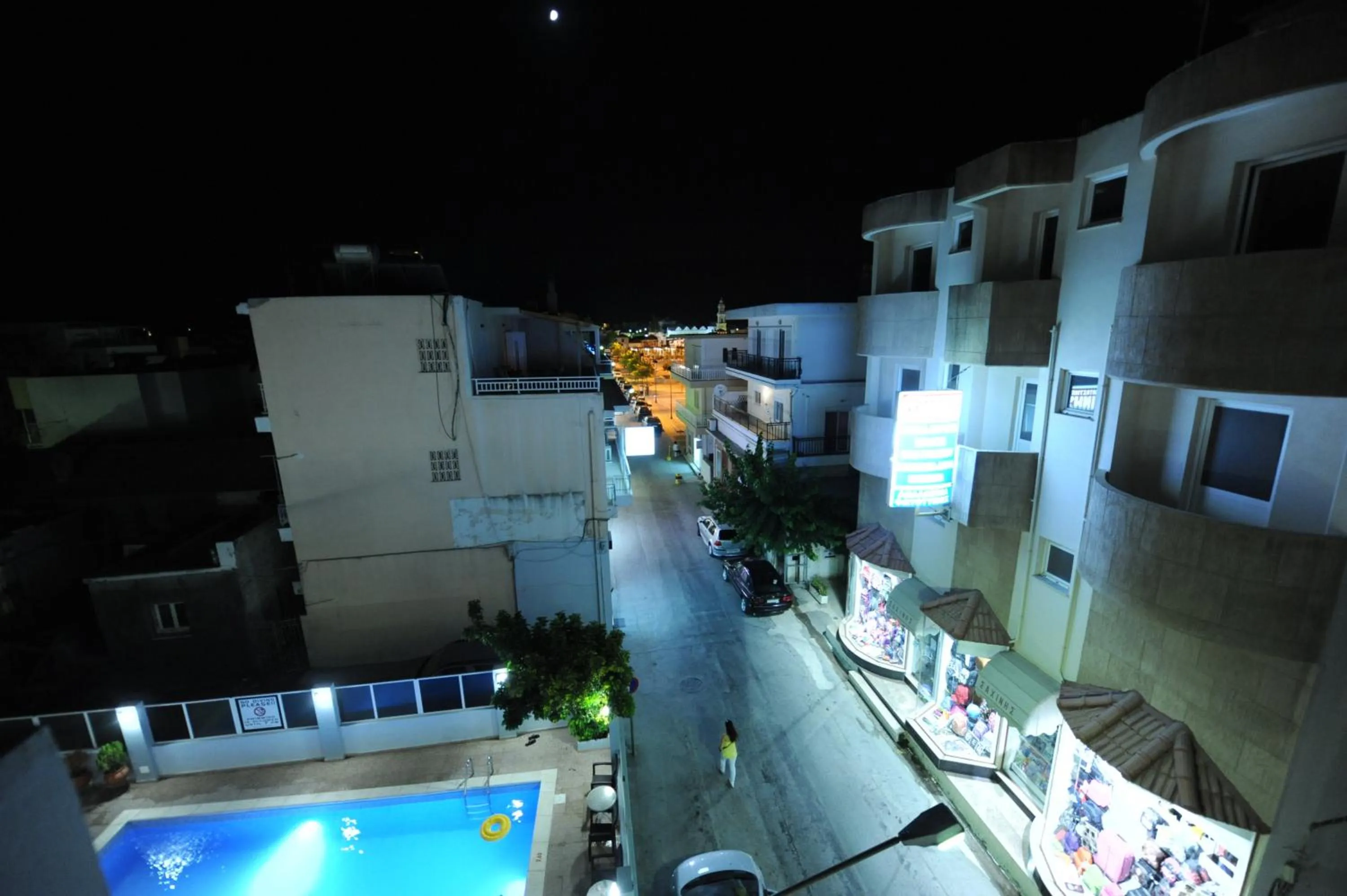 Bird's eye view in Ialysos City Hotel