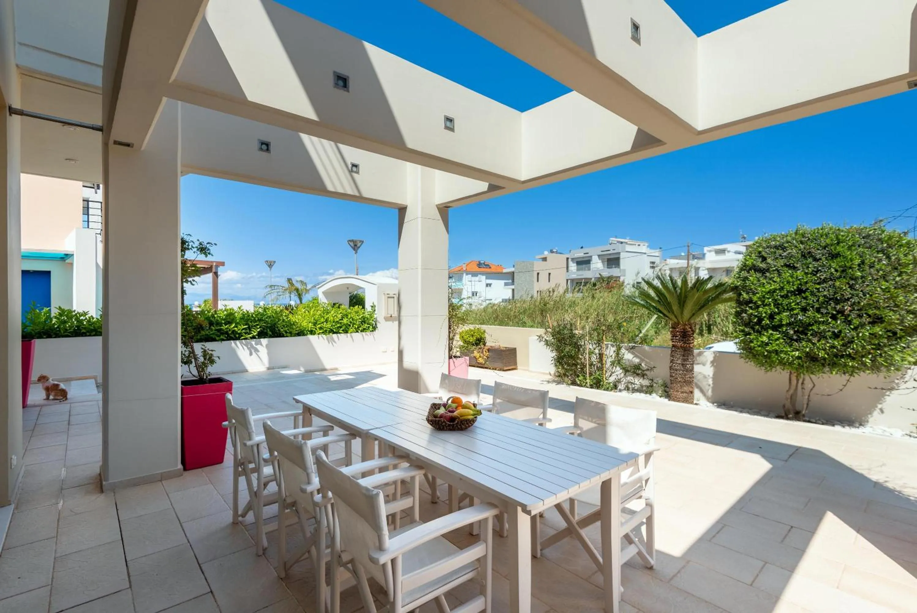Seating area in Vasiliki Villa