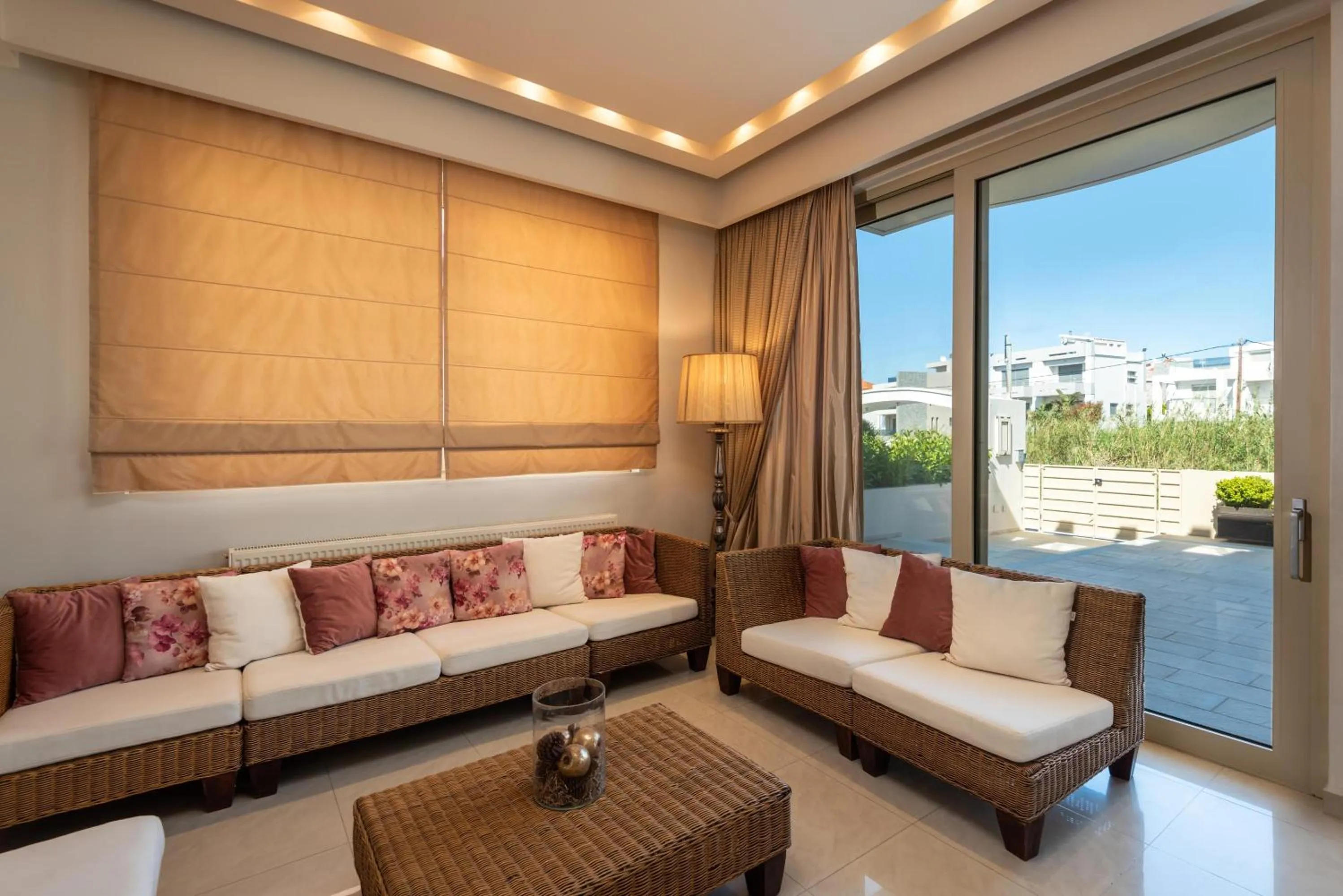 Living room in Vasiliki Villa