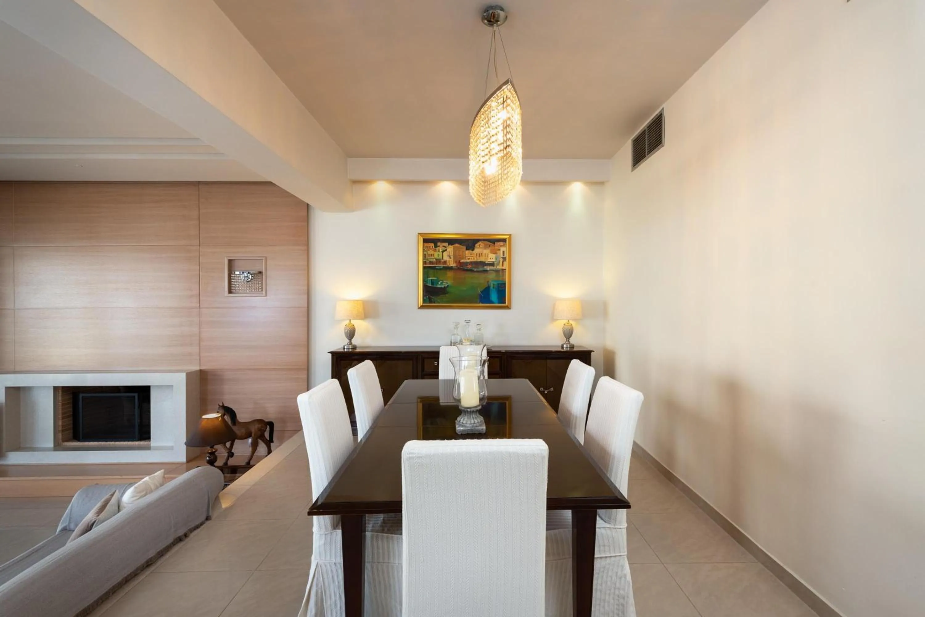 Dining area in Vasiliki Villa